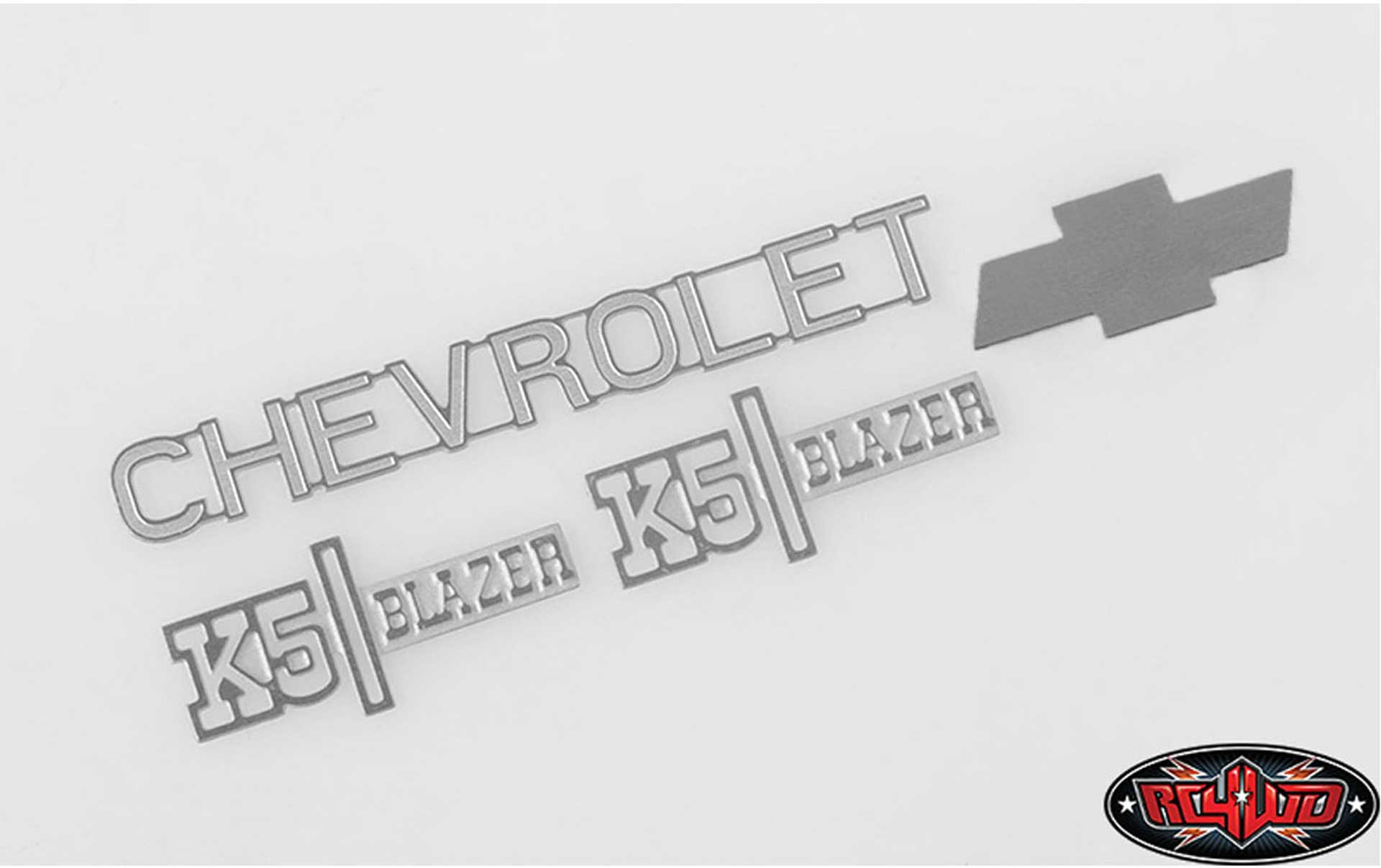 RC4WD CHEVROLET BLAZER METAL EMBLEM SET