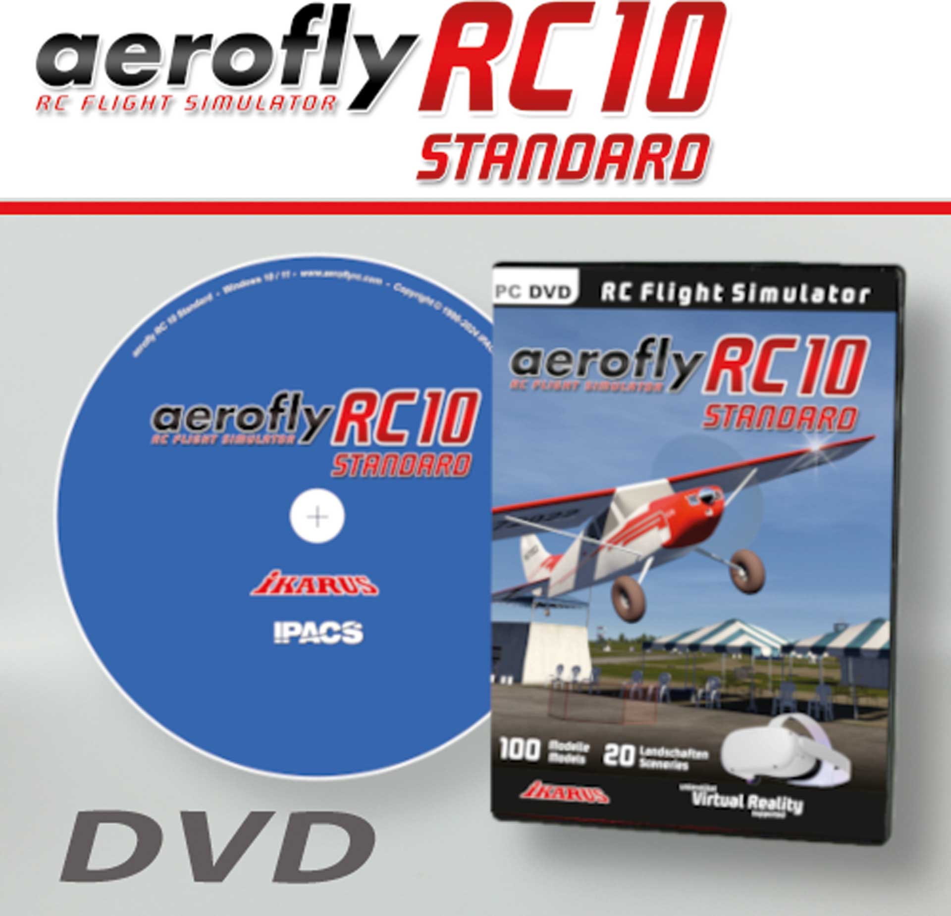 IKARUS Aerofly RC10 "STANDARD" auf DVD