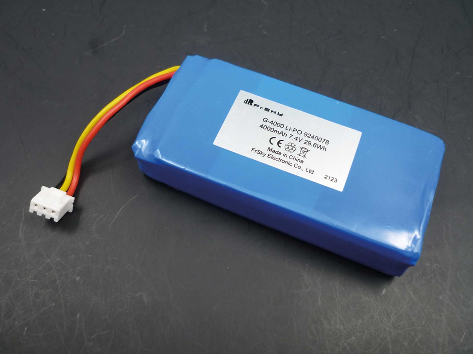 7.4V 4000mAh 2S LiPo Transmitter Battery