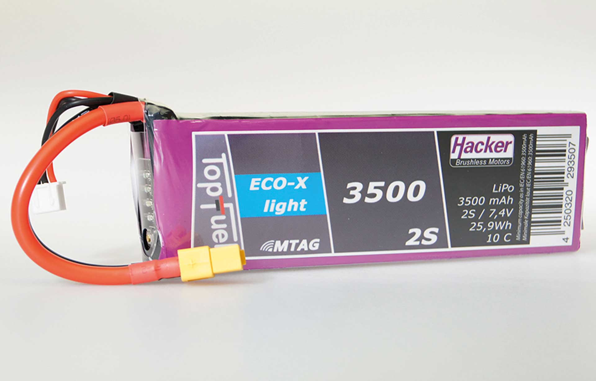 HACKER TOPFUEL LIPO 10C 3500MAH ECO-X-LIGHT 2S