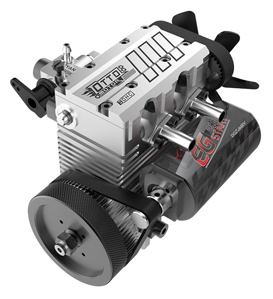 TOYAN FS-L200AC 2-Cyl Methanol Engine 4-Stroke Kit