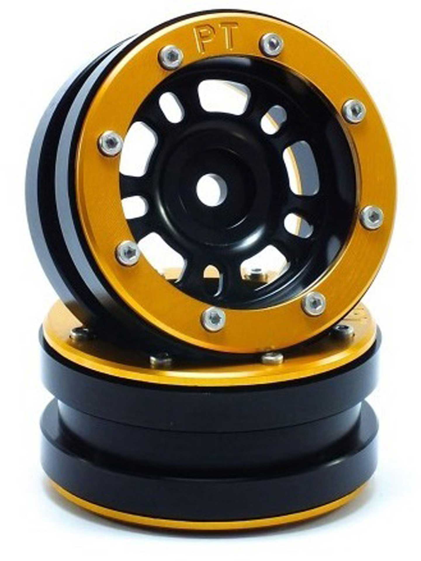 METSAFIL BEADLOCK WHEELS PT- DISTRACTOR SCHWARZ/GOLD 1.9 (2 ST.)