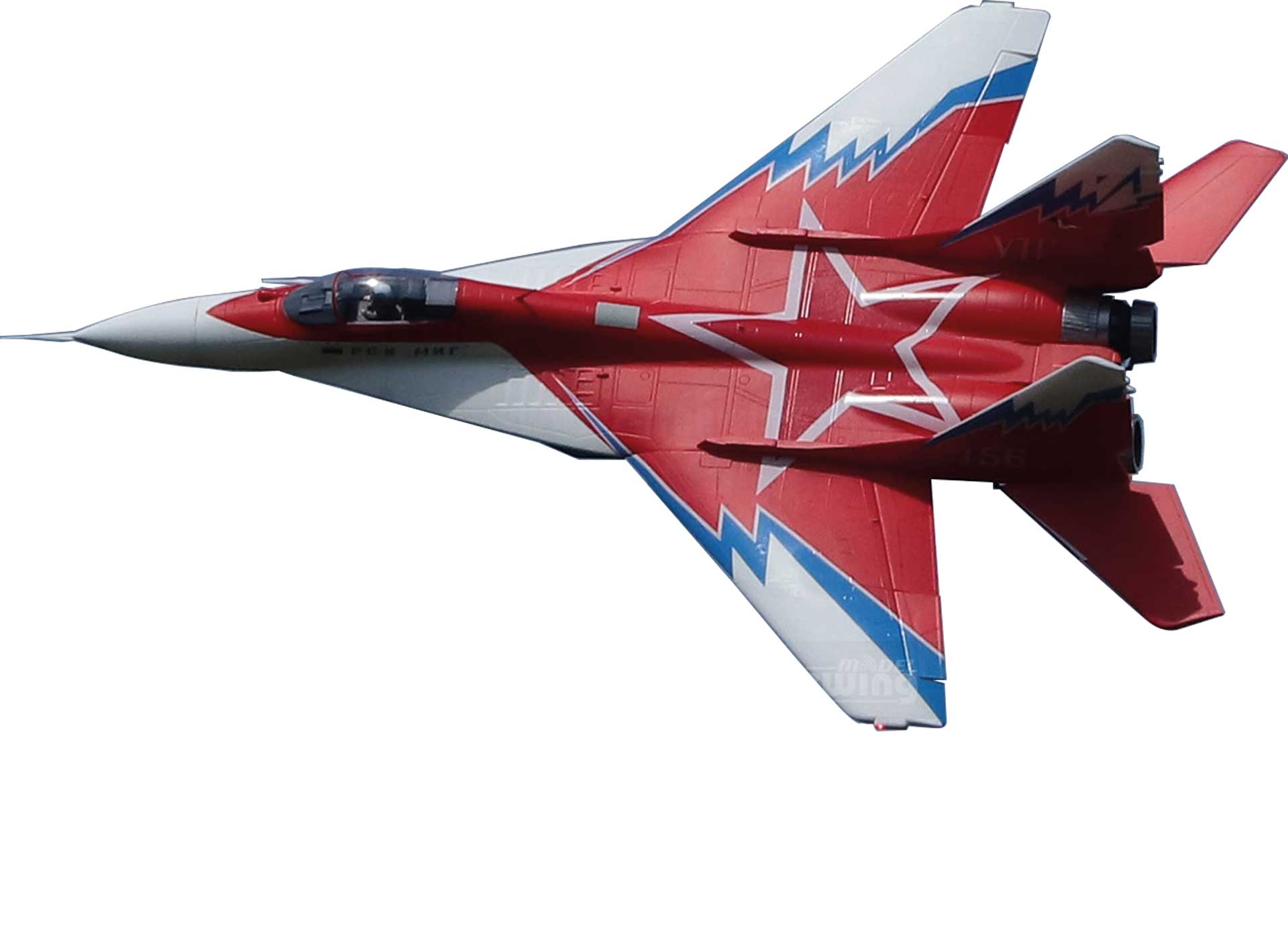 Freewing MiG-29 PNP + Vector Red Star 80mm Jet EDF