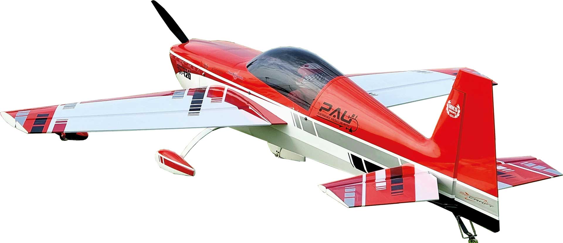 RC-GADGETZ PAU Extra 330LX 70cc schéma original en rouge