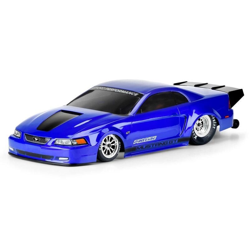 PROLINE BODY 1999 FORD MUSTANG UNPAINTED FOR LOSI 22S NO PREP DRAG CAR, SLASH 2WD DRAG CAR & AE DR10