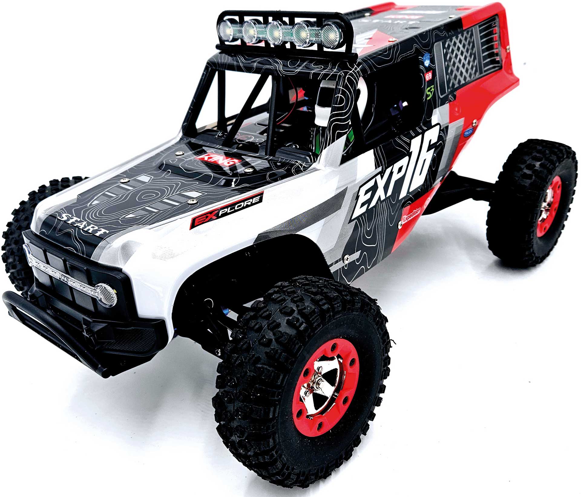 FM-ELECTRICS Dune-Racer Elektro Buggy 1:12 rot RTR