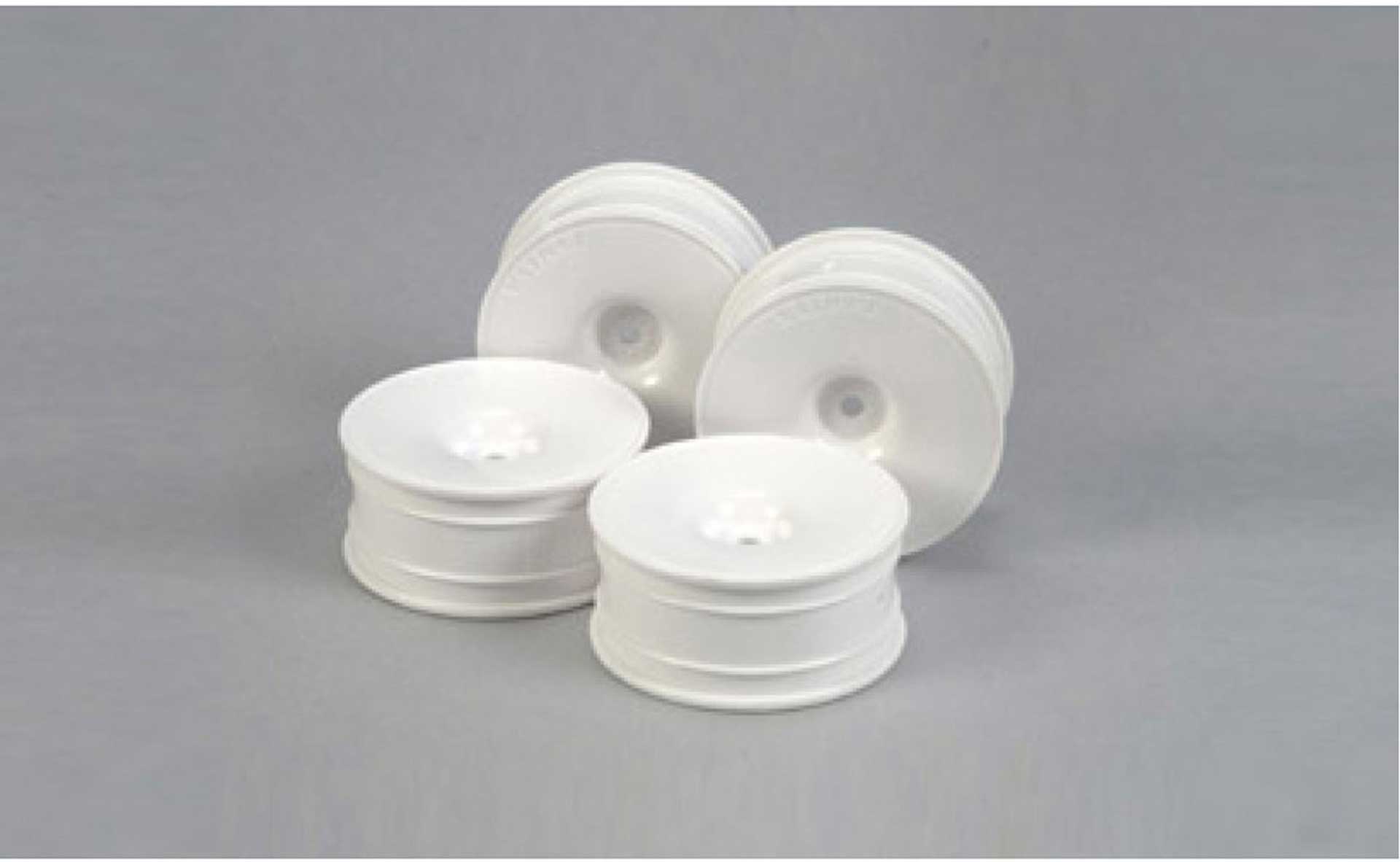 TAMIYA 1:10 Jantes Dish 24mm blanc (4) Offset+2