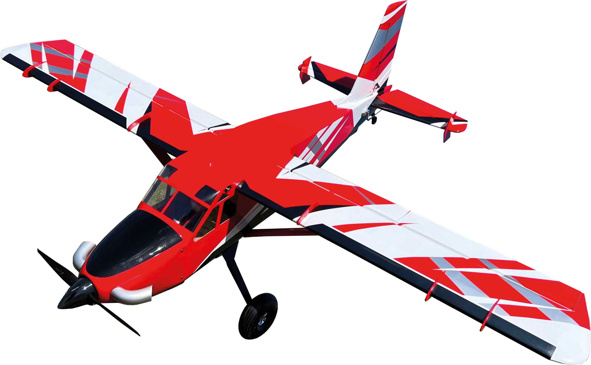 EXTREMEFLIGHT-RC Turbo Bushmaster 84" rouge/noir V2 Plus ARF