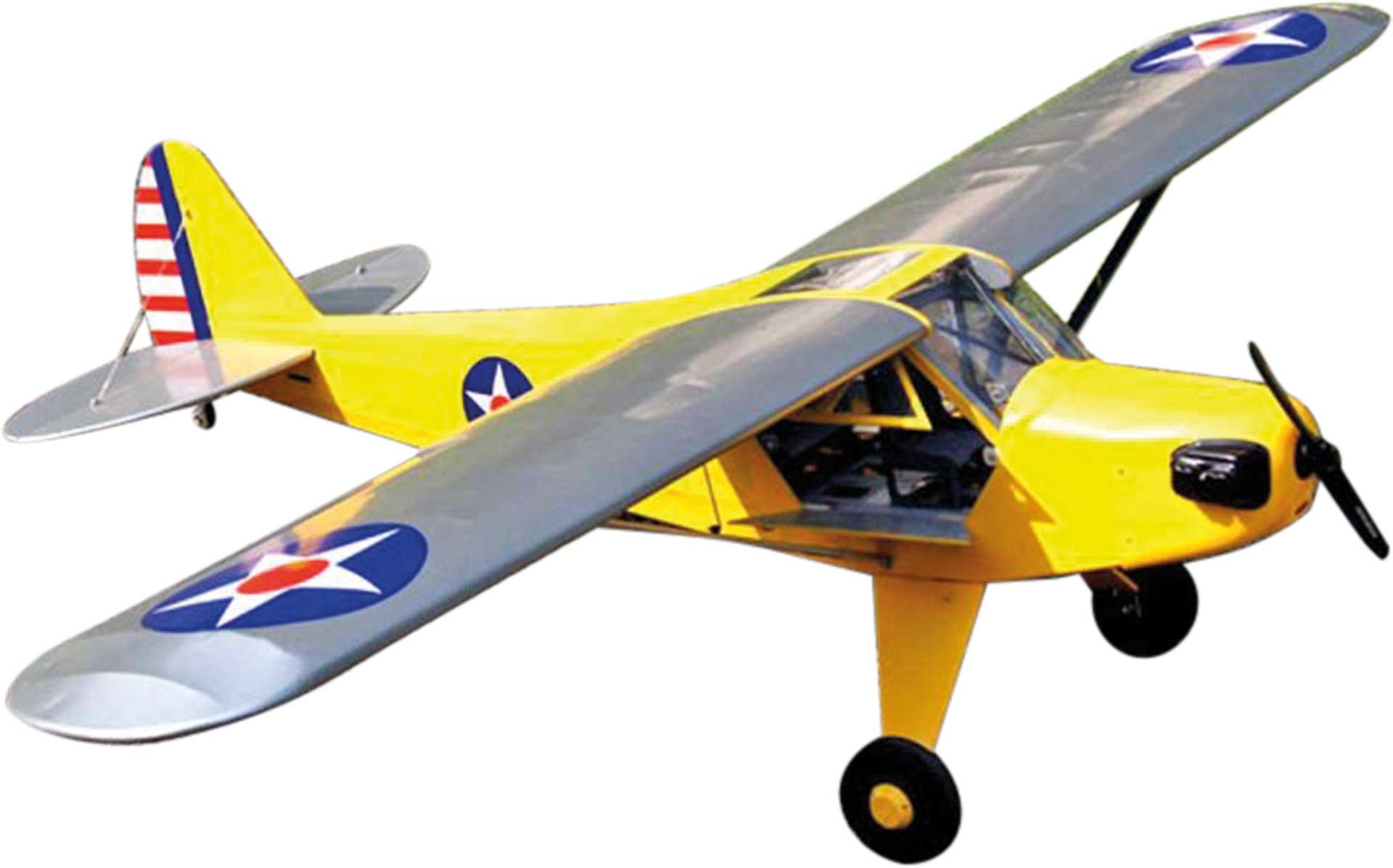 VQ Models Piper J3 Cub (jaune) / 1620 mm