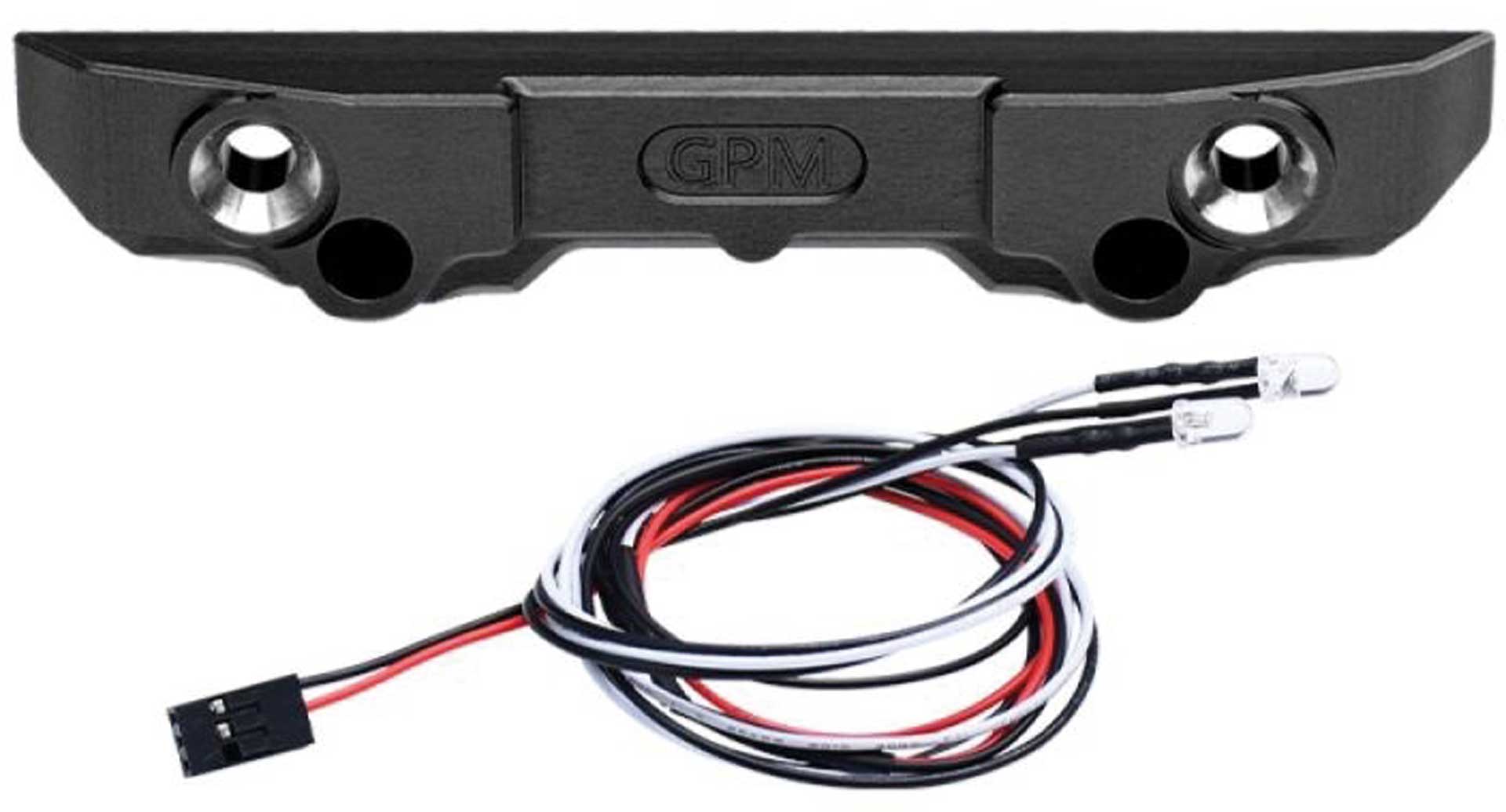 GPM Alu-Bumper hi schwarz mit LED TRX MiniMaxx