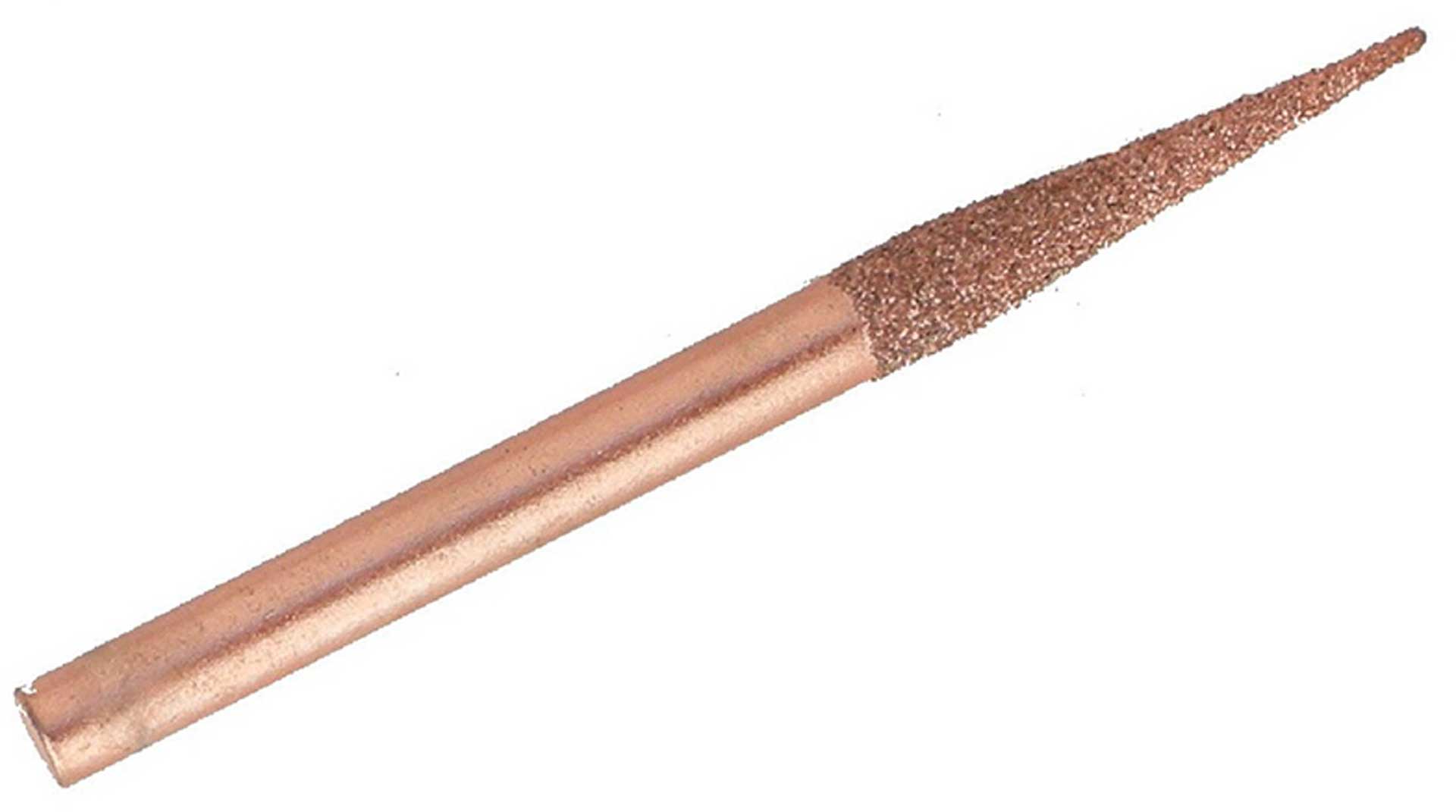 PERMA GRIT Large mounted point pointed cone fine