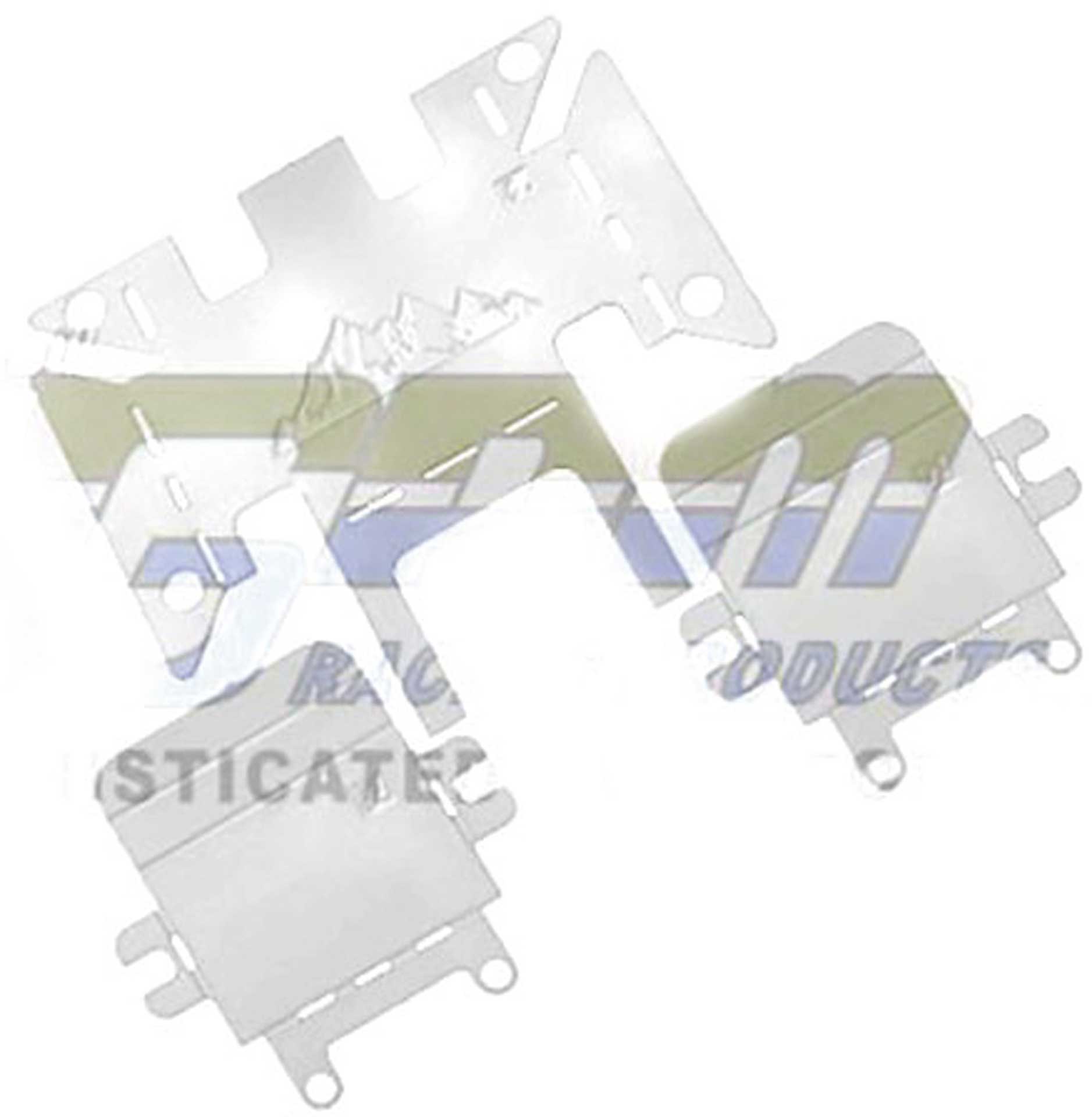 GPM Universal protection plates metal silver TRX-4M