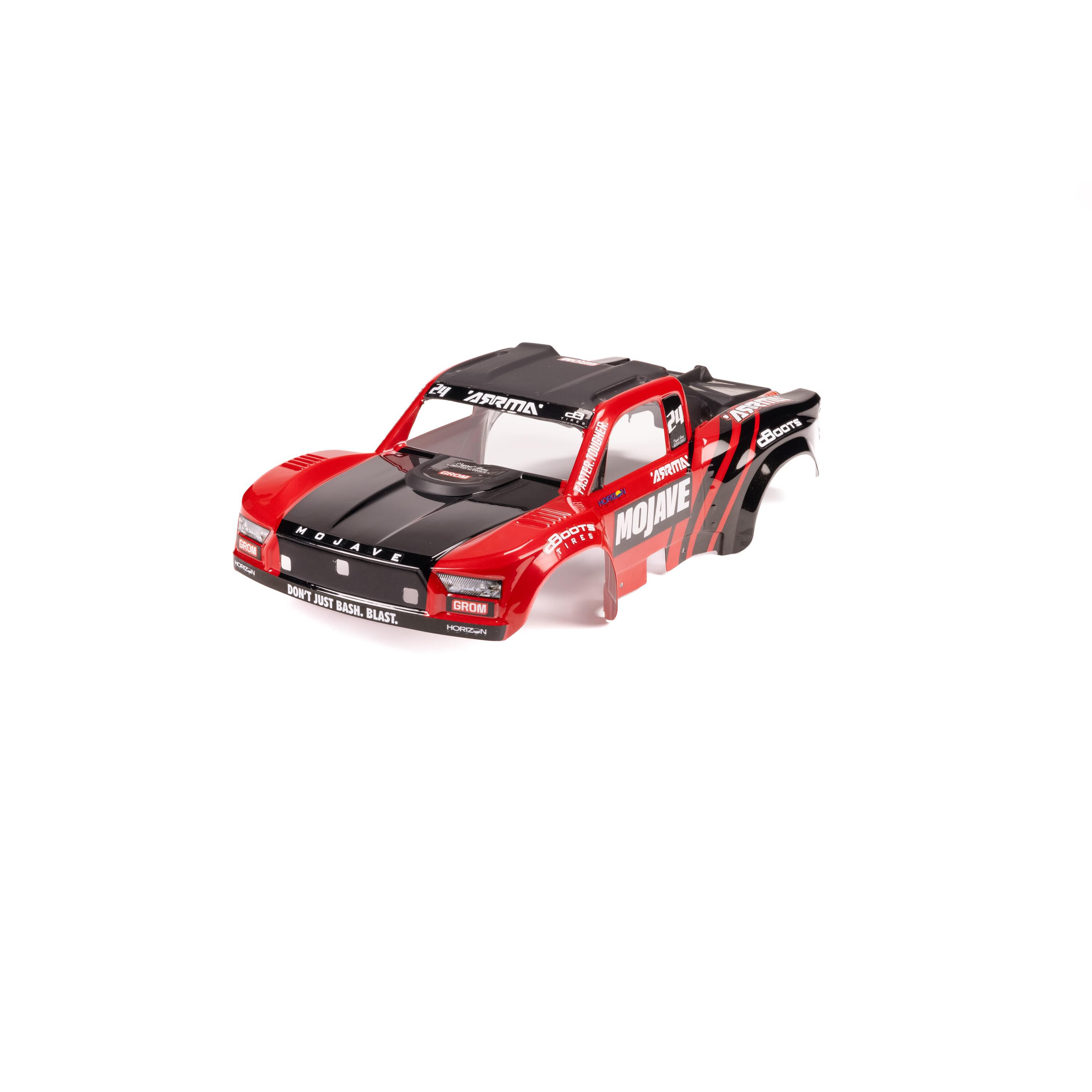 ARRMA MOJAVE GROM Body, Rouge/Noir