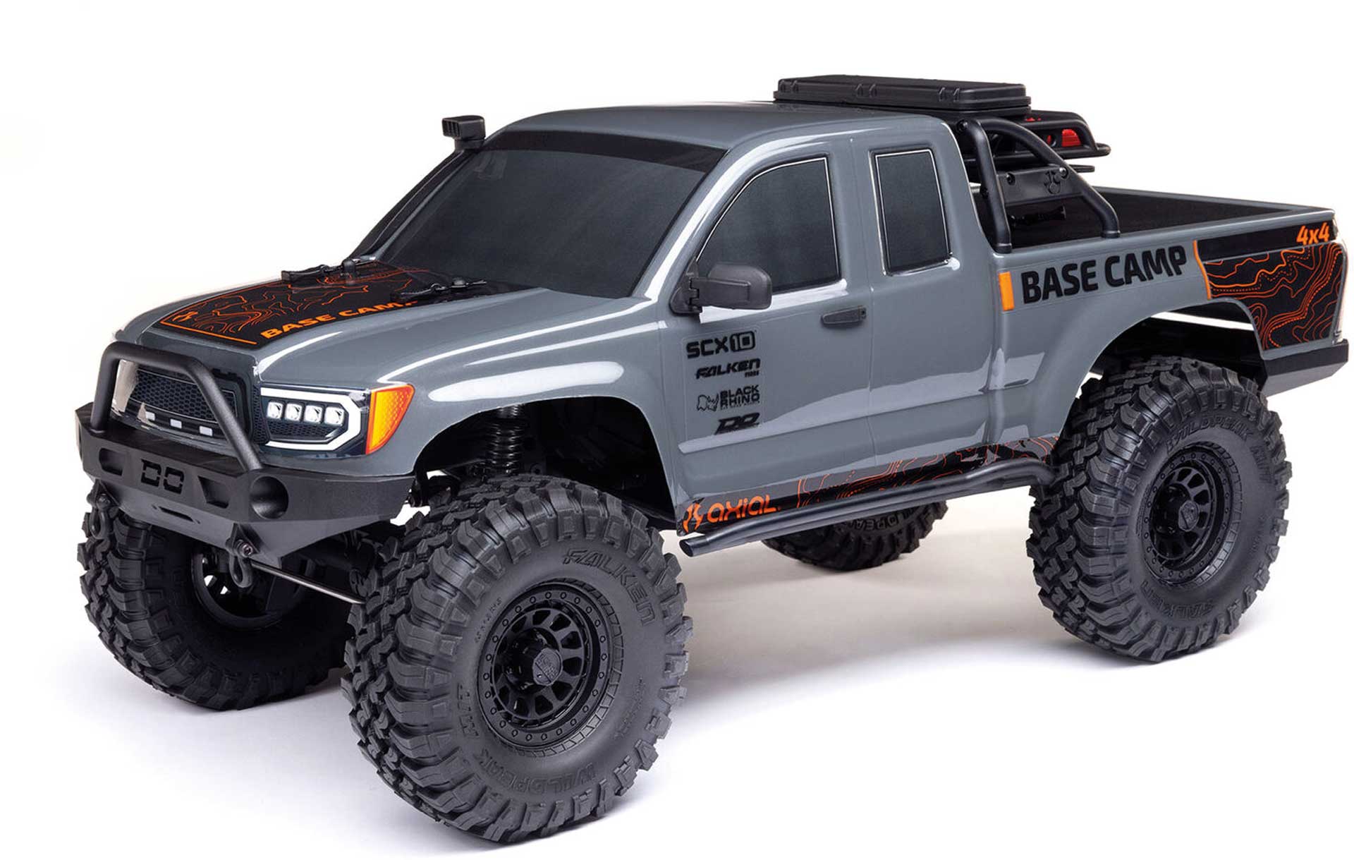 AXIAL SCX10 III Base Camp 4X4 1/10 Rock Crawler Brushed RTR Grau