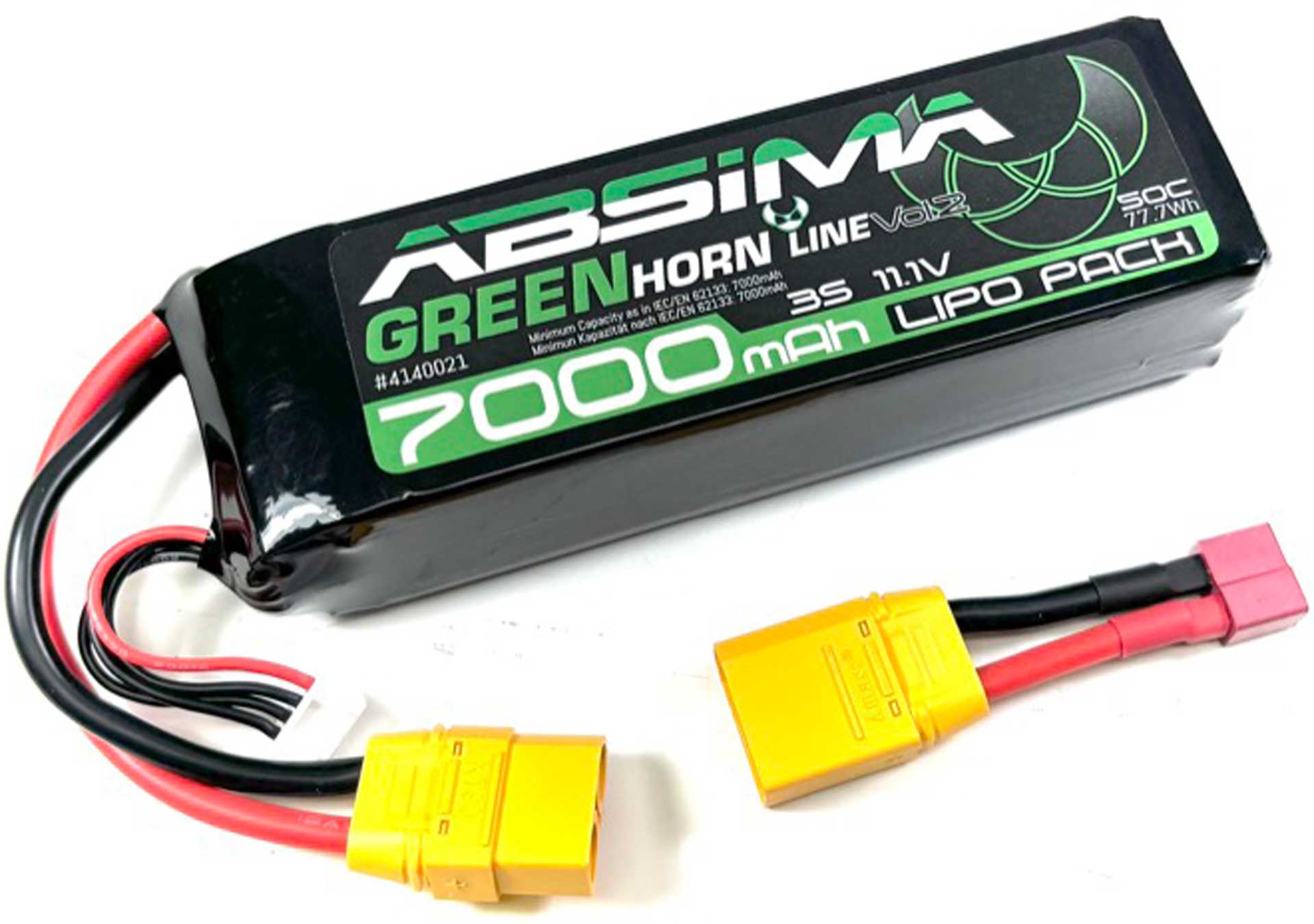 ABSIMA Greenhorn Vol.2 LiPo 3S 11,1V-50C 7000mah (XT90/T-Plug)