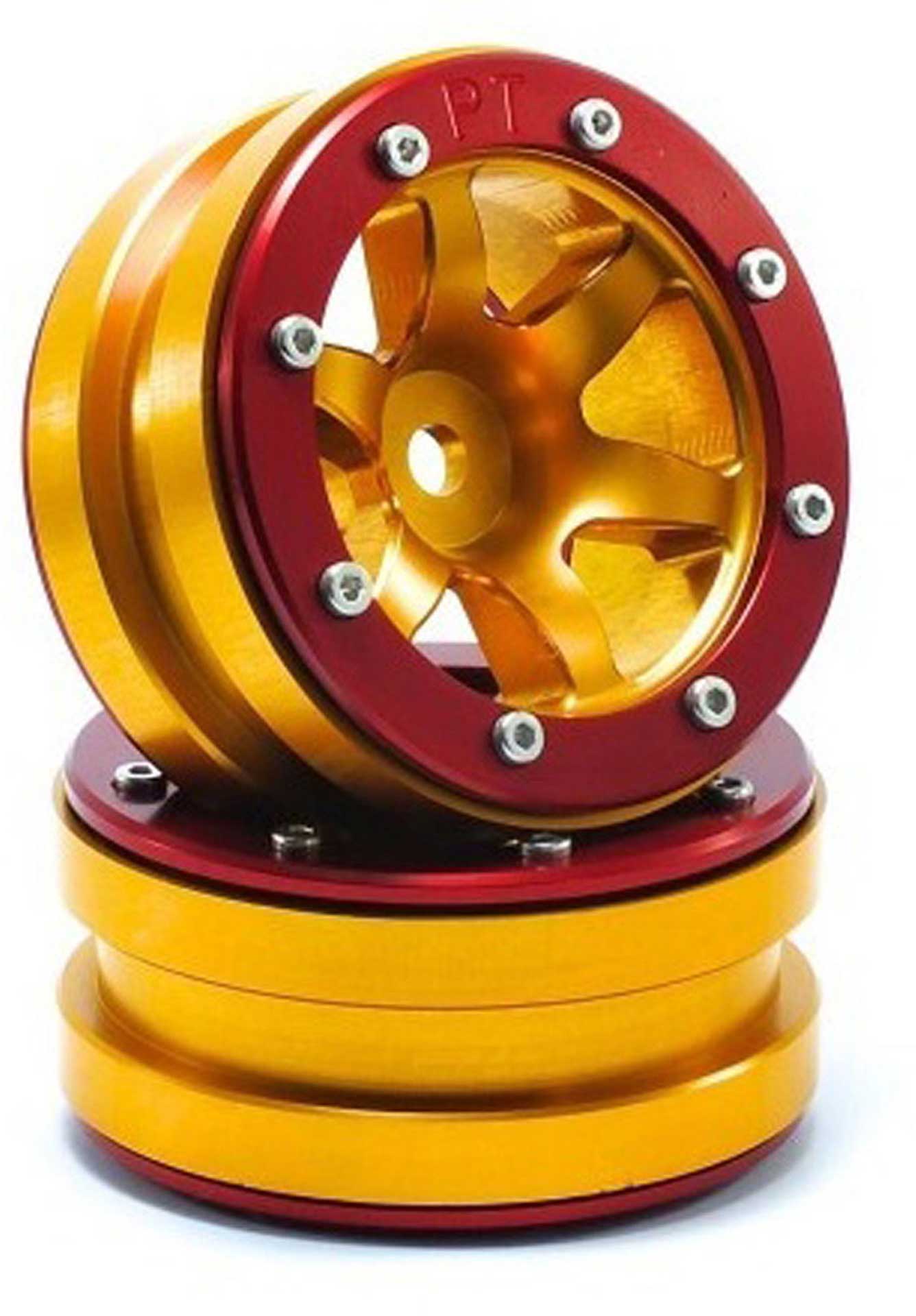 METSAFIL BEADLOCK WHEELS PT- WAVE GOLD/ROT 1.9 (2 ST.)