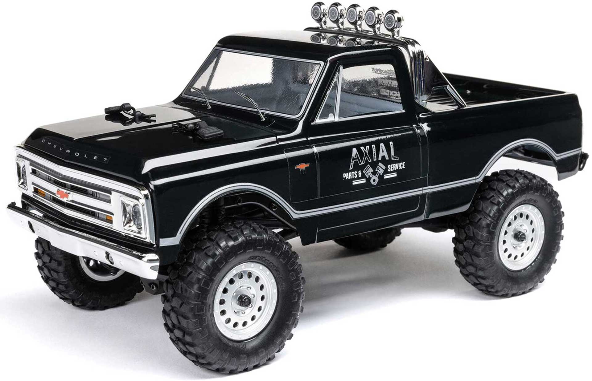 AXIAL SCX24 1967 Chevrolet C10 1/24 4WD Brushed Truck RTR Schwarz