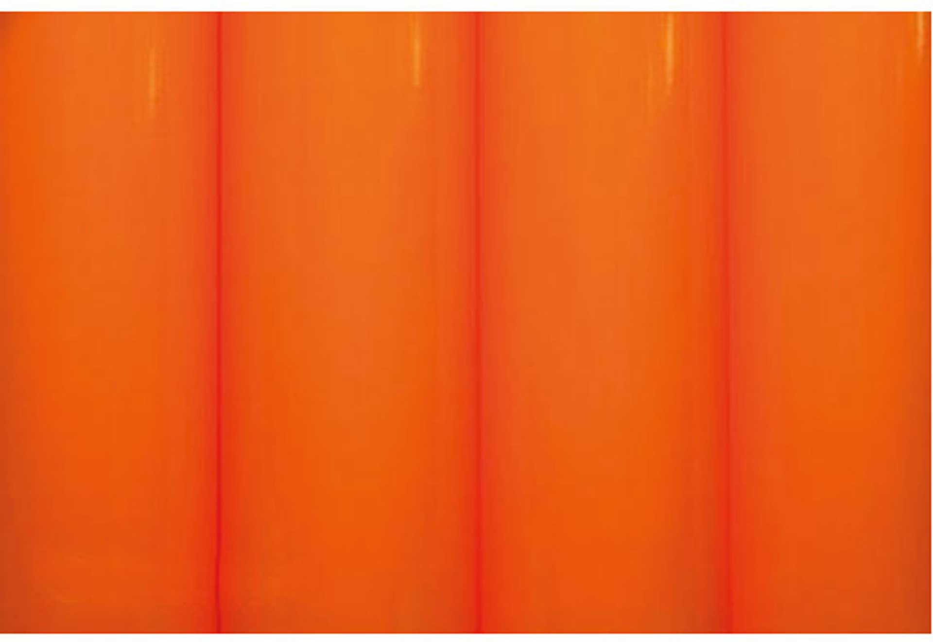 ORACOVER Bügelfolie orange floureszierend 10 Meter