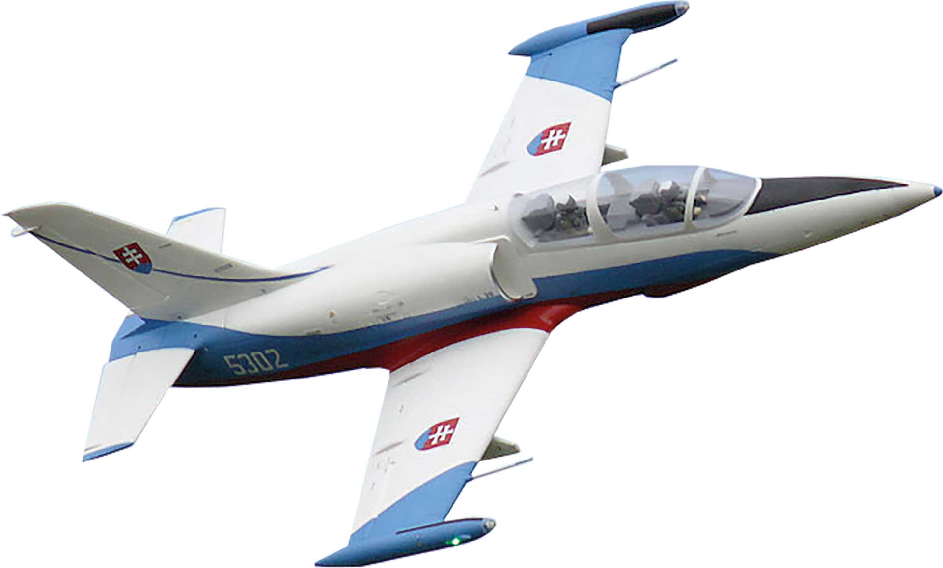 Freewing L-39 Albatro (white/blue) PNP 80mm 12B Jet EDF