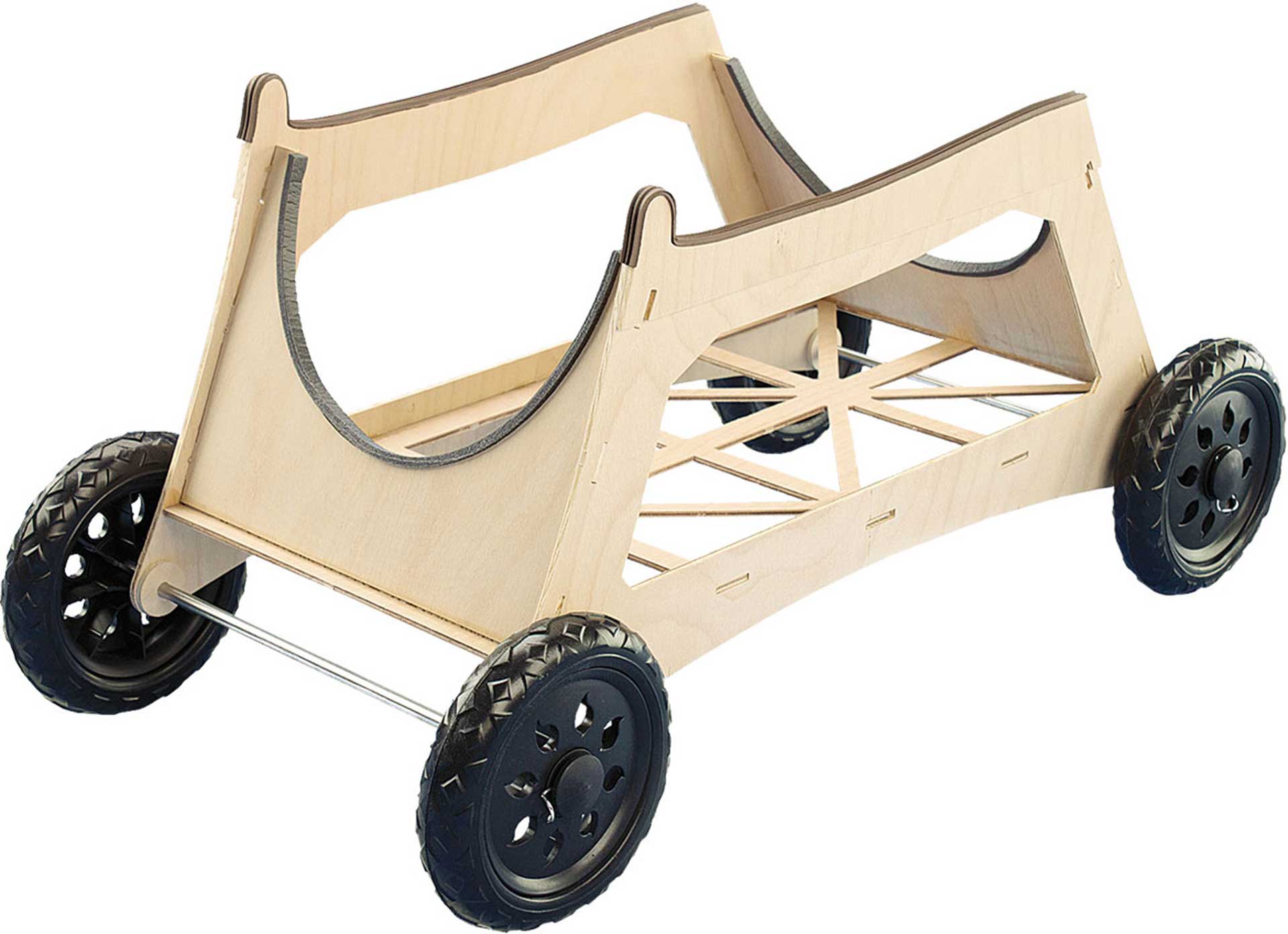 TOPMODEL DOLLY STARTER CAR MADE OF WOOD BIG