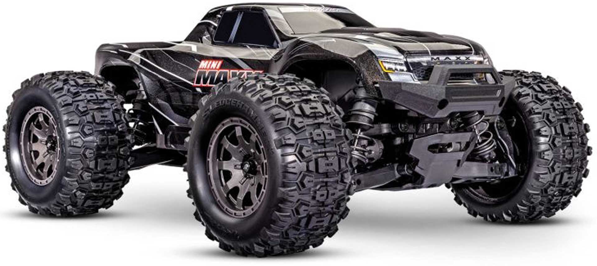 TRAXXAS MINI-MAXX 4WD noir BL-2S Brushless sans batterie/chargeur