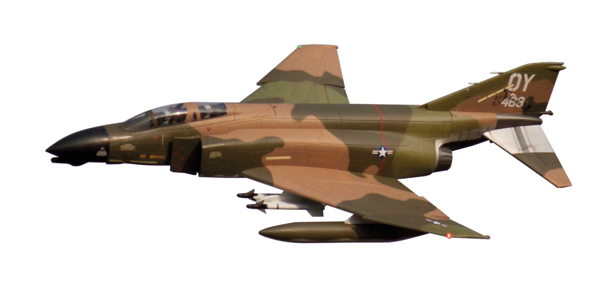 Freewing F-4 Phantom II green camo PNP 90mm 9B Jet EDF