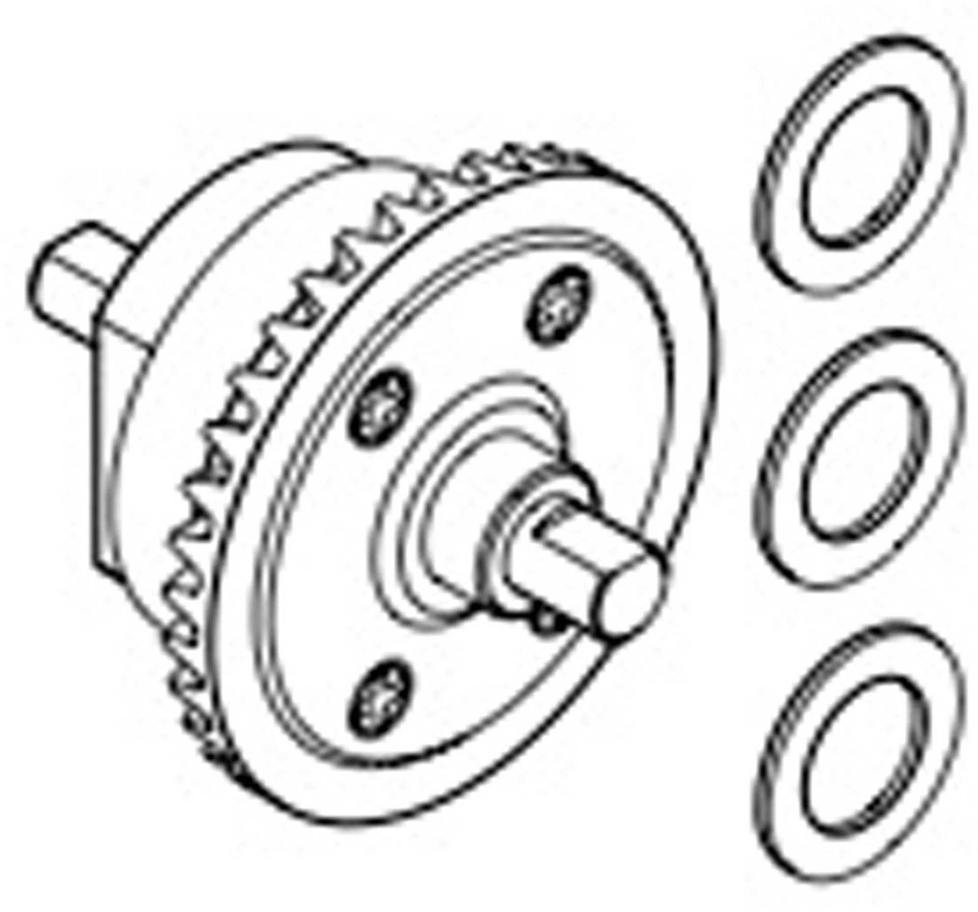 SWORKZ FOX44 DIFFERENTIAL  COMPLETE