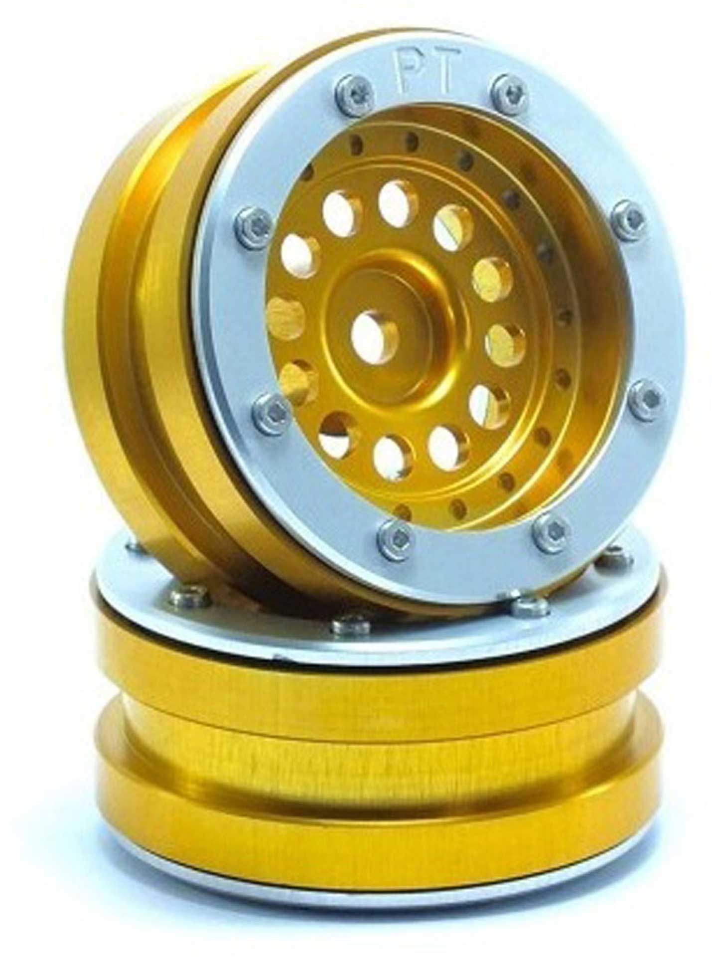 METSAFIL BEADLOCK WHEELS PT-BULLET GOLD/SILBER 1.9 (2 ST.)