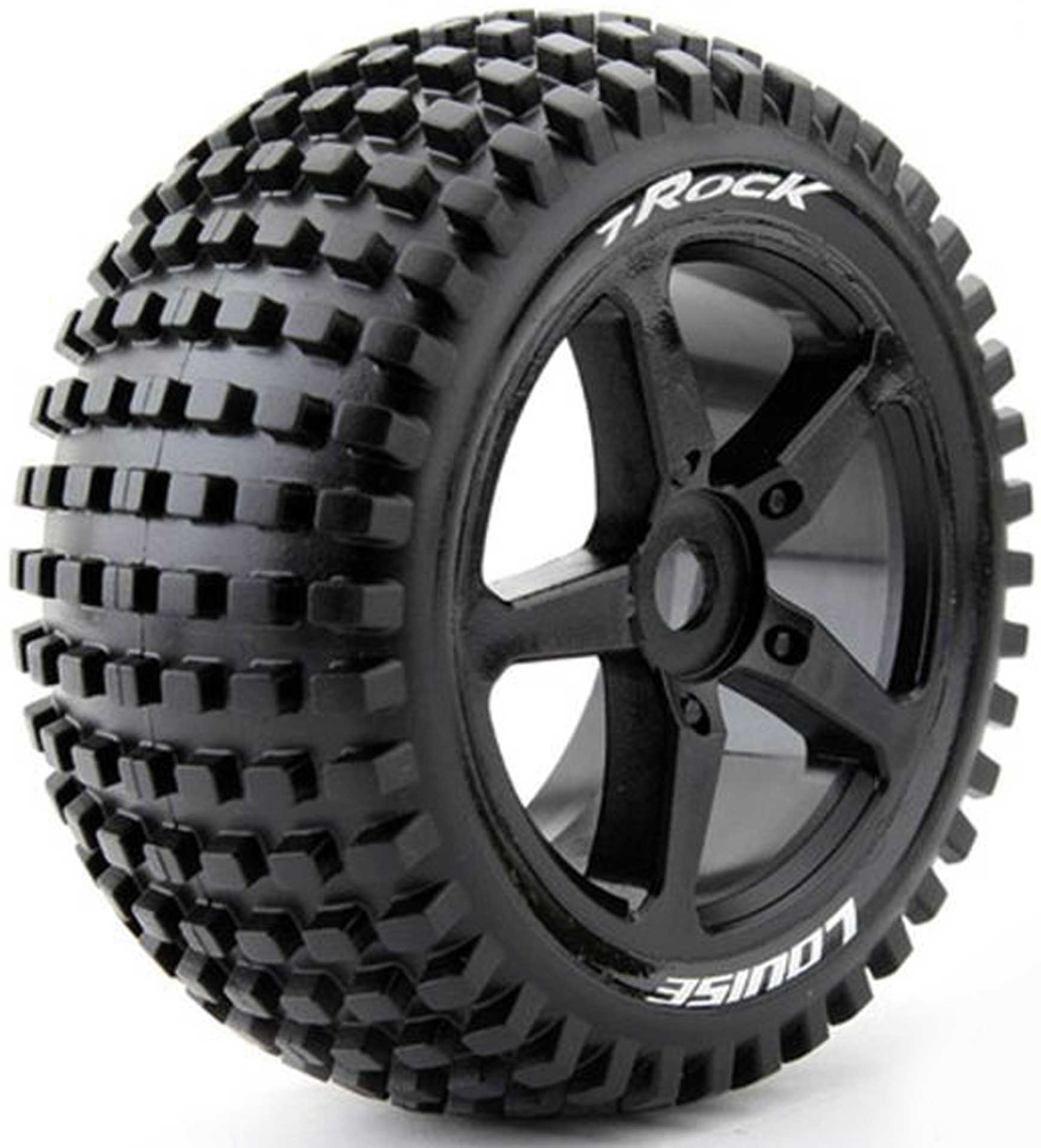 LOUISE T-Rock Reifen medium-soft auf Felge schwarz 17mm (2)