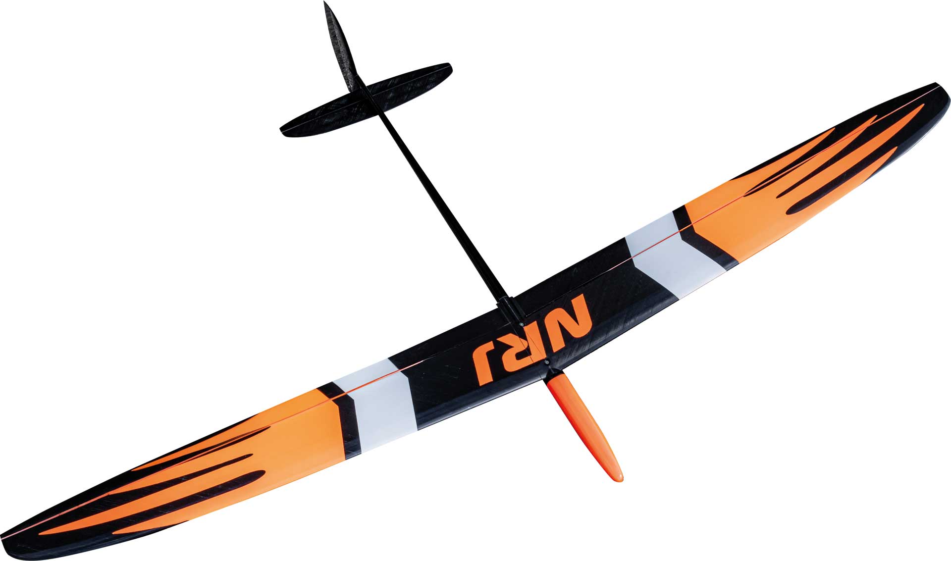 OA-Composites NRJ F3K ORANGE # 18 CW40 2-piece Aerofoil spin glider