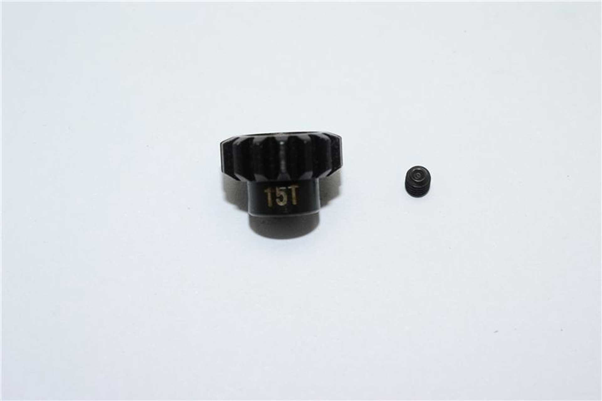 GPM Pignon moteur 15 dents / 32dp / 3,2mm Alésage / acier pour TRX4 & TRX6