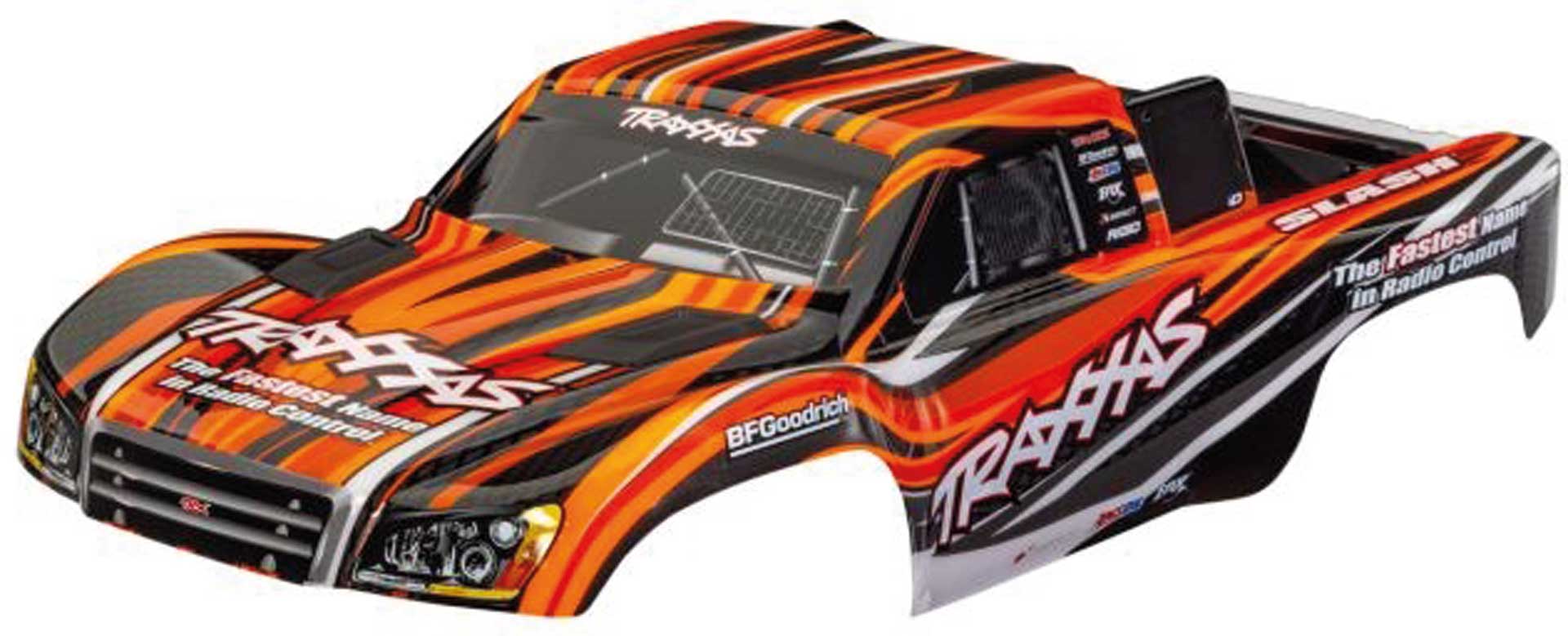 TRAXXAS Karosserie Slash 4x4 orange Clipless