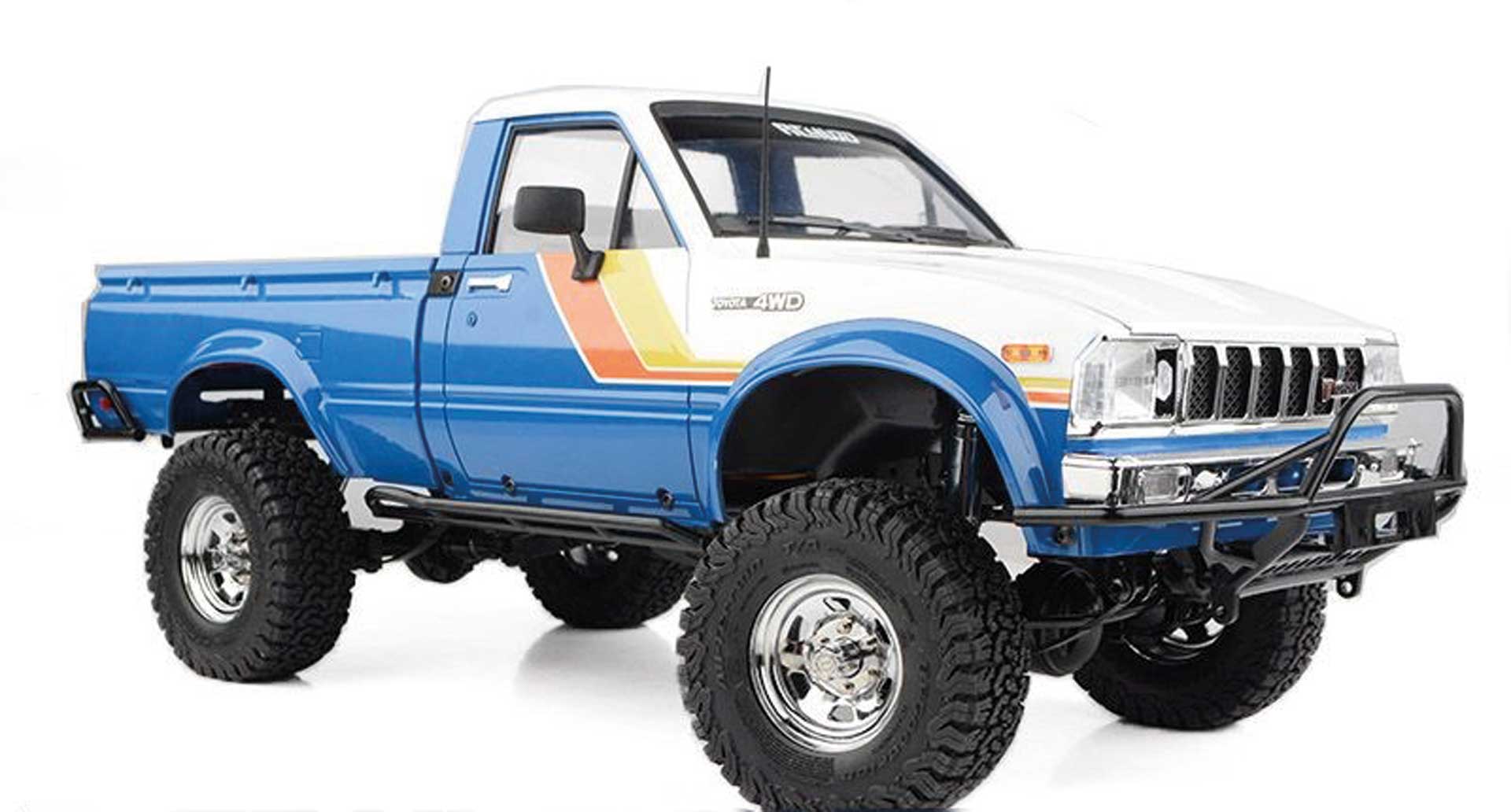 RC4WD Trail Finder 2 RTR 1/10 mit 1982 Toyota Pickup Karosserie blau