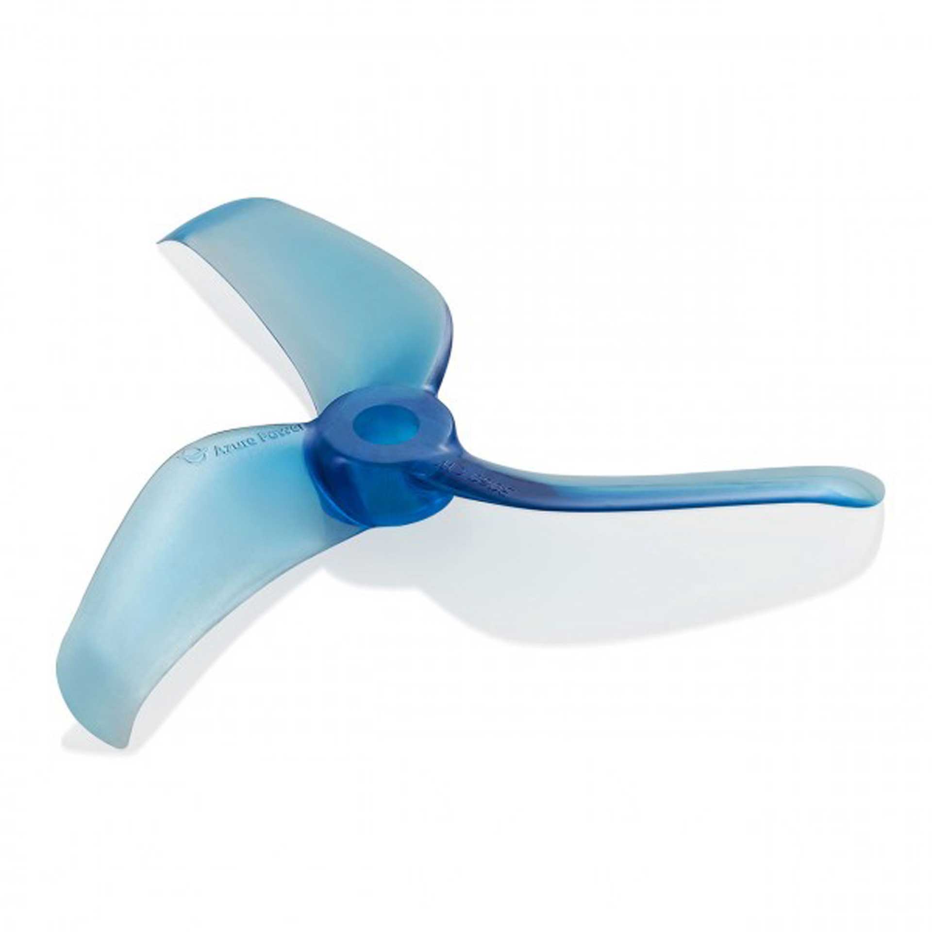 AZURE POWER RACE 3- BLADE 3060 3/6 PROPELLER BLUE TR. TRANSPARENT 2XRIGHT + 2XLEFT (4PC.)