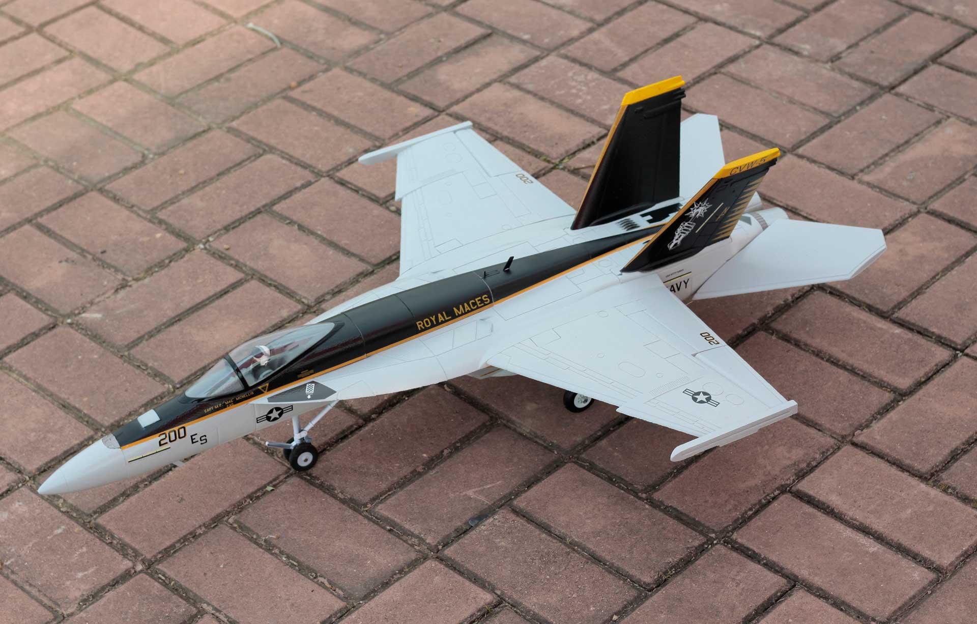 Freewing F/A-18E 4S (VFA-27,Yellow) 64mm EDF Jet PNP