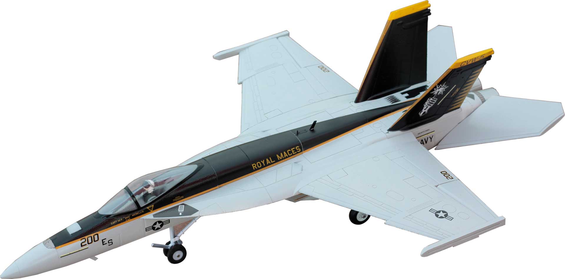 Freewing F/A-18E 4S (VFA-27,Yellow) 64mm EDF Jet PNP