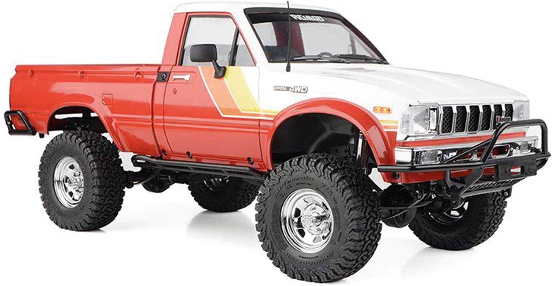 RC4WD Trail Finder 2 RTR 1/10 mit 1982 Toyota Pickup Karosserie rot