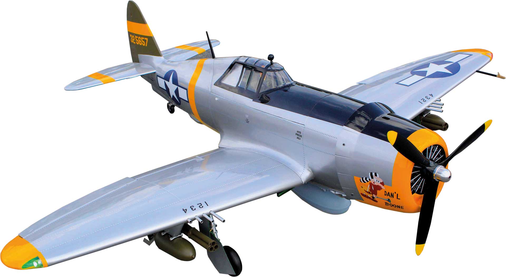 Seagull Models ( SG-Models ) P-47D Giant « Dan`I Boone » 55-60cc SANS train d'atterrissage rétractable