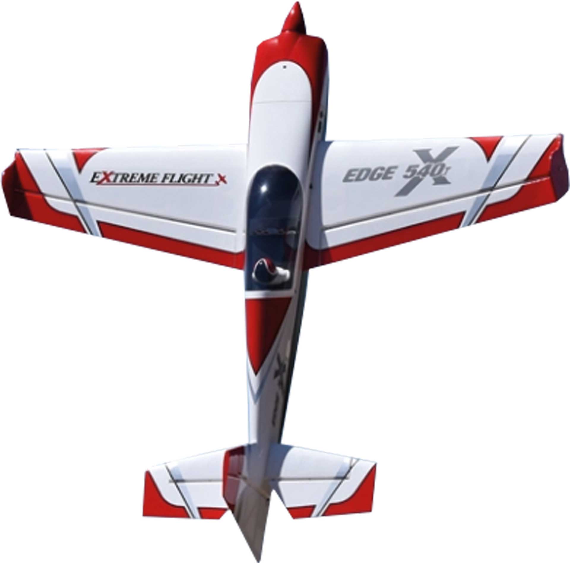 EXTREMEFLIGHT-RC EDGE 540 60" V2 Plus White/Red RXR receiver ready ( receiver "ready")