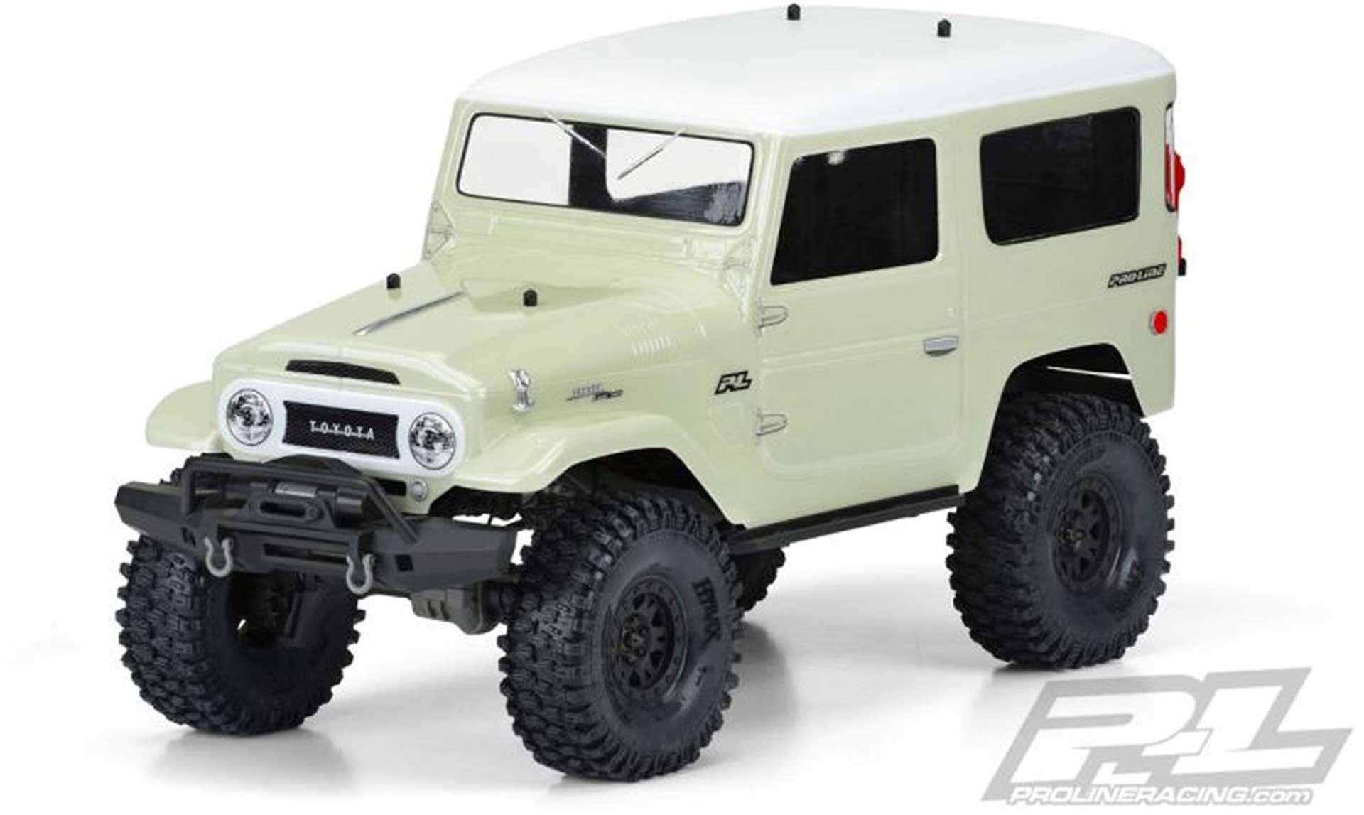 PROLINE 1965 TOYOTA LAND cruiser karo clear for 12.8 (325mm) Wheelbase scale crawler