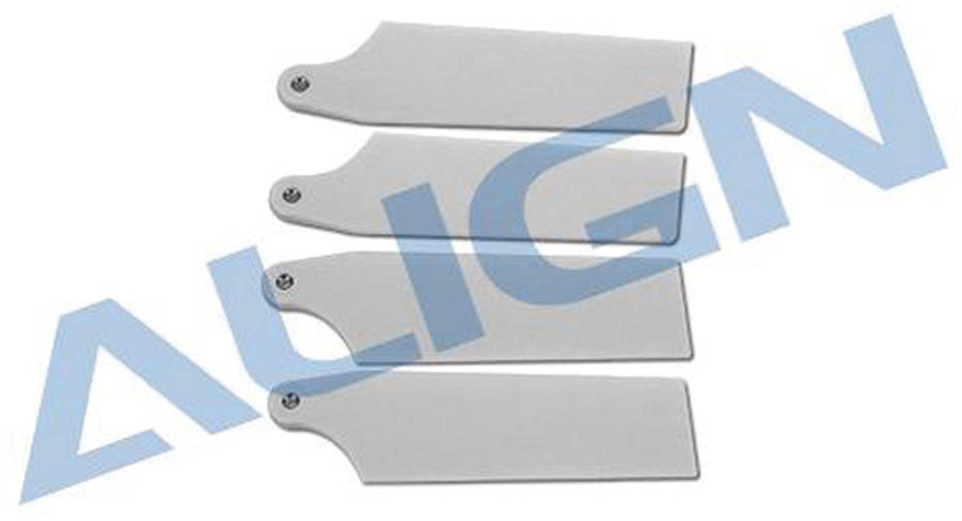 ALIGN TAIL ROTOR BLADES WHITE 69MM T-REX 470L