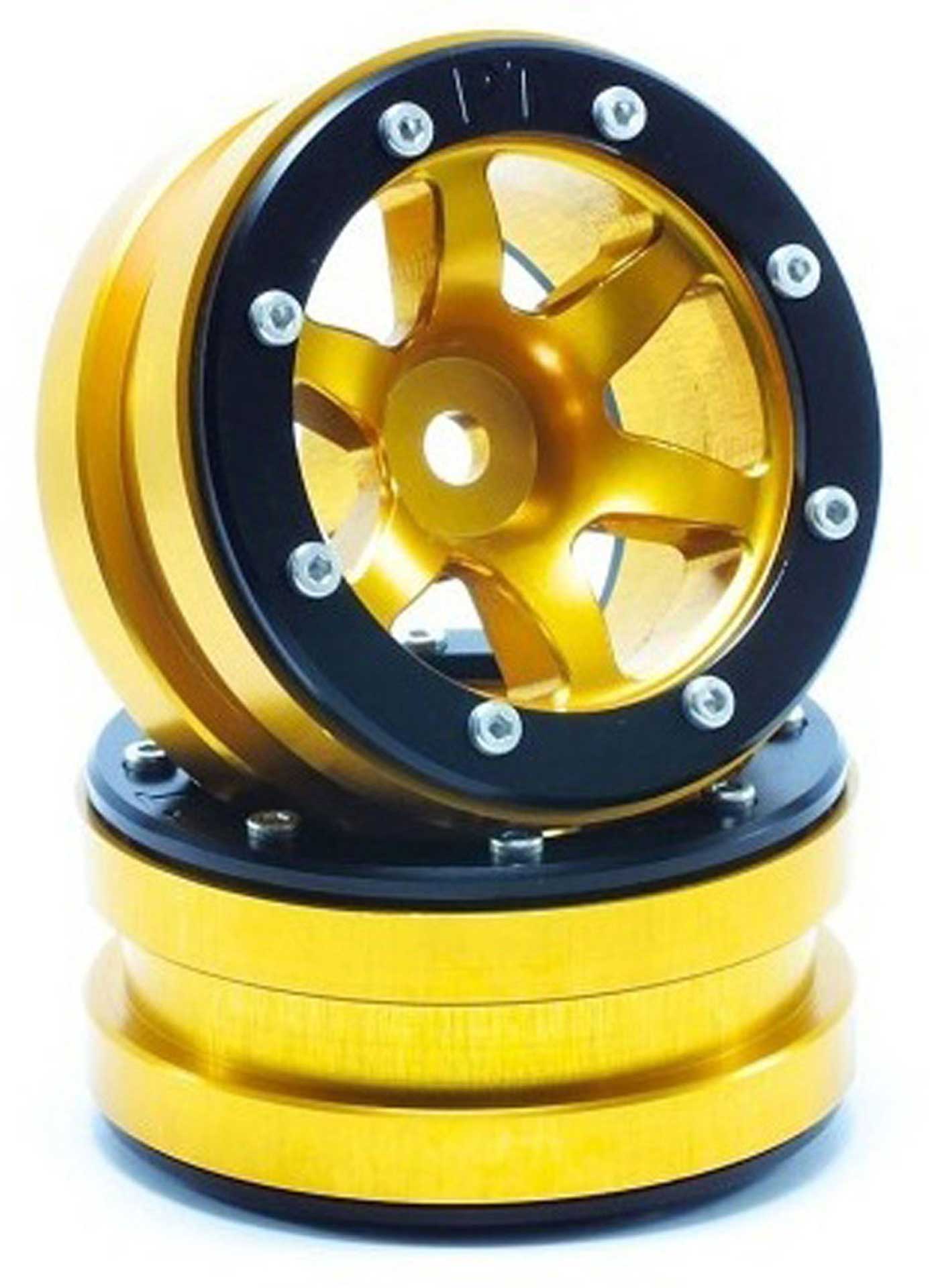 METSAFIL BEADLOCK WHEELS PT- WAVE GOLD/SCHWARZ 1.9 (2 ST.)