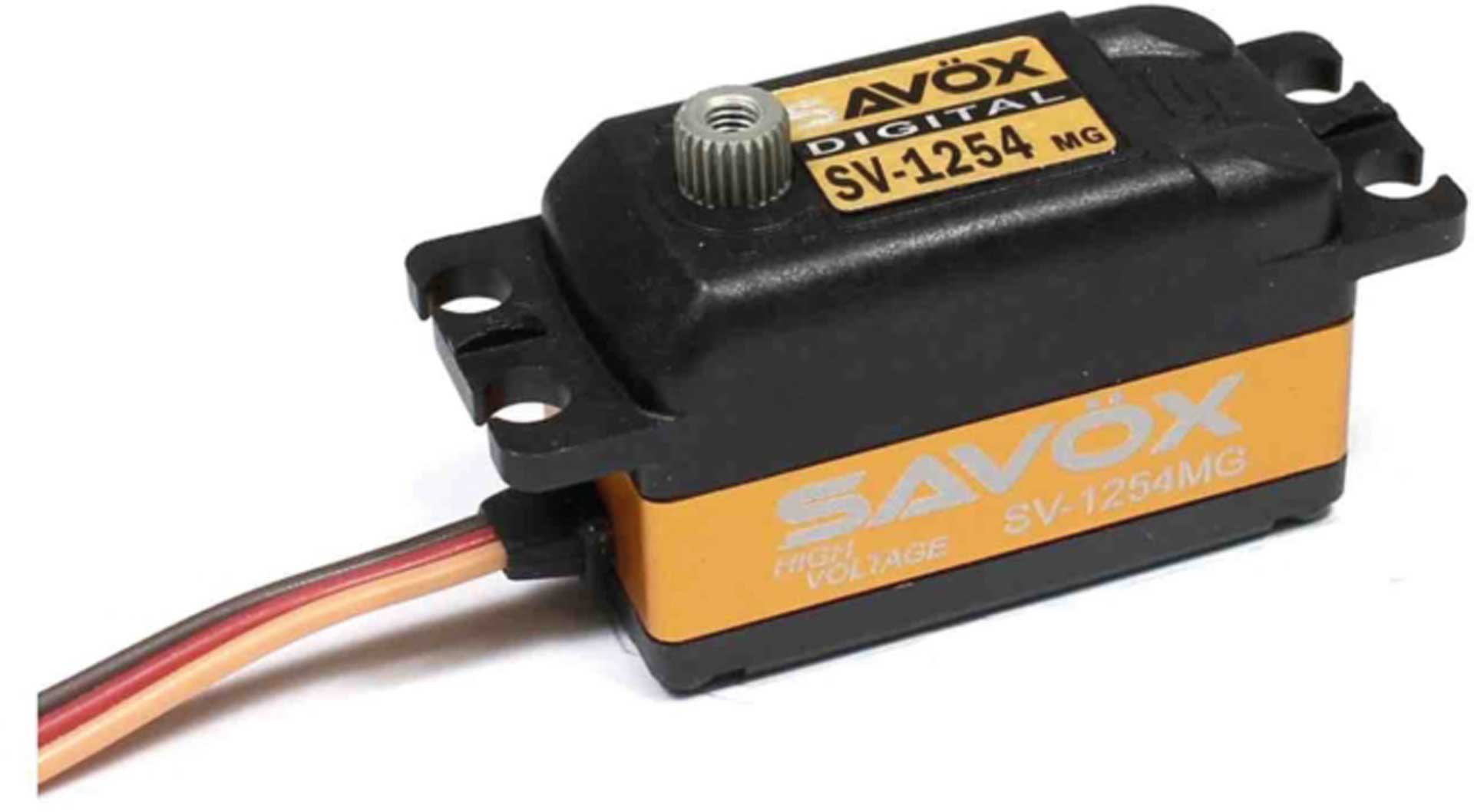 SAVÖX SV-1254MG (8,4V/18KG/0,075s) CORELESS HV LOW PROFILE SERVO