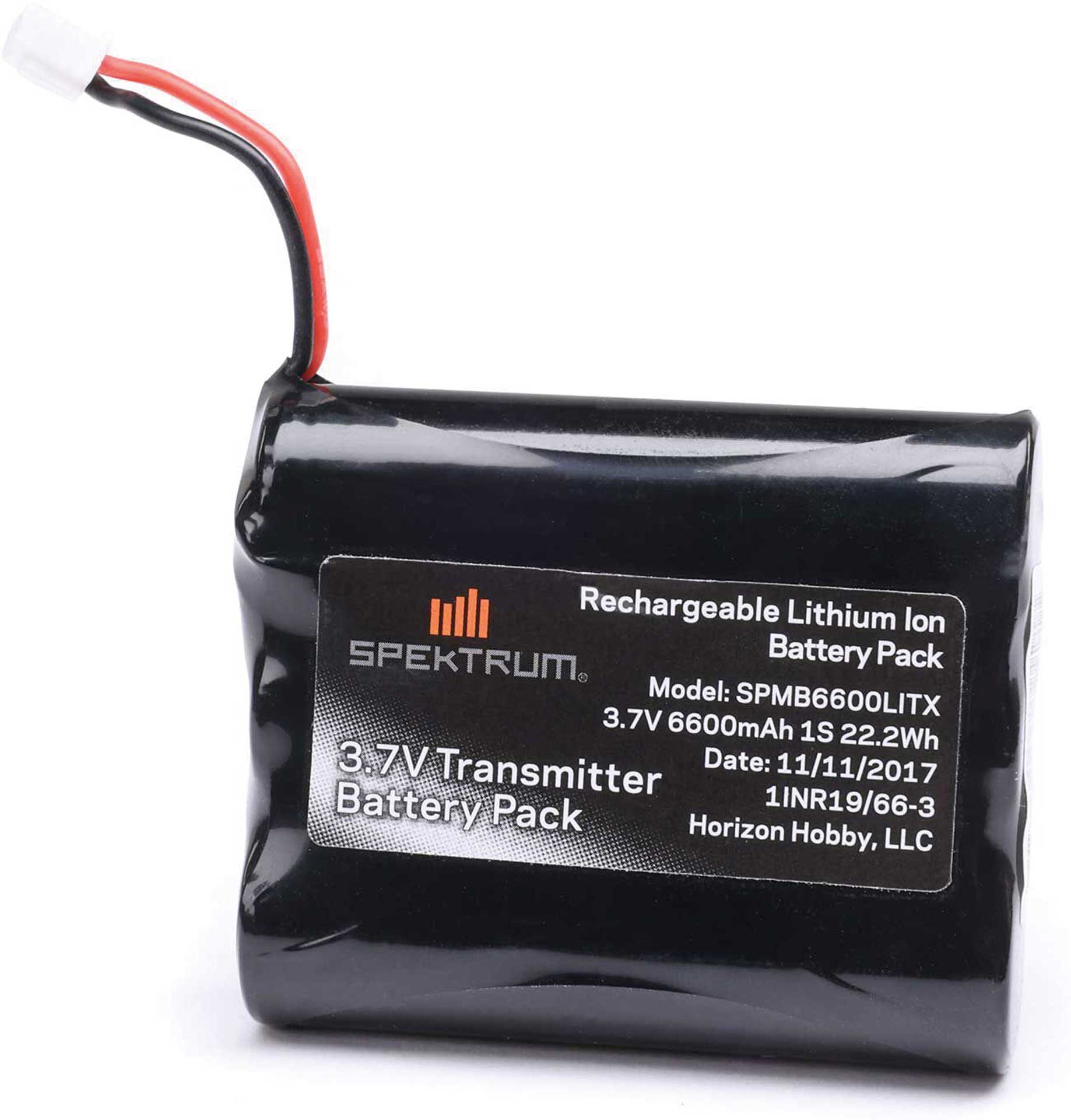 SPEKTRUM Transmetteur 3.7V 6600mAh 1S Li-Ion