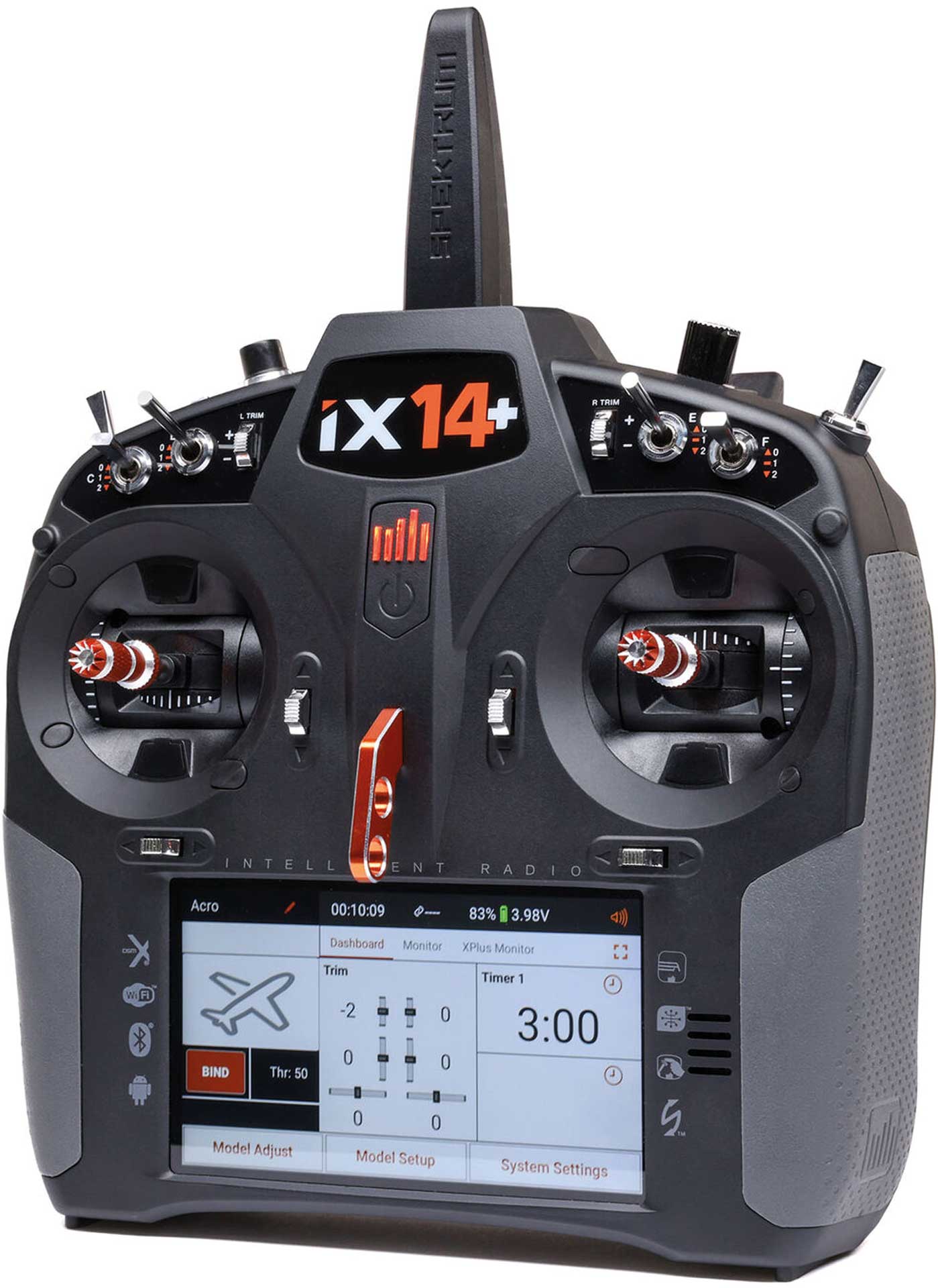 SPEKTRUM iX14+ 20-Channel DSMX Transmitter Only