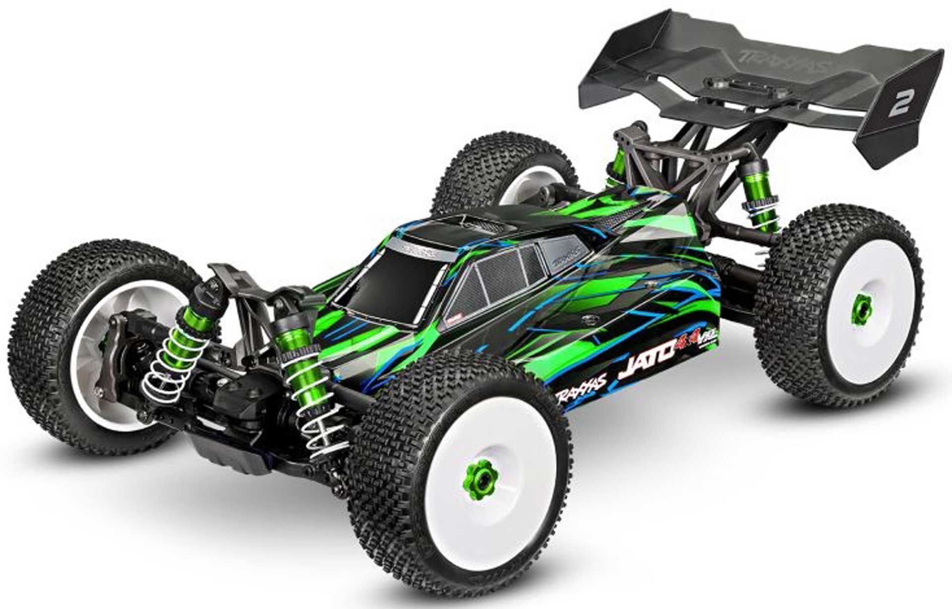 TRAXXAS JATO 4x4 VXL 4S Brushless grün 1/8 RTR, HD-Teile, ohne Akku/Lader