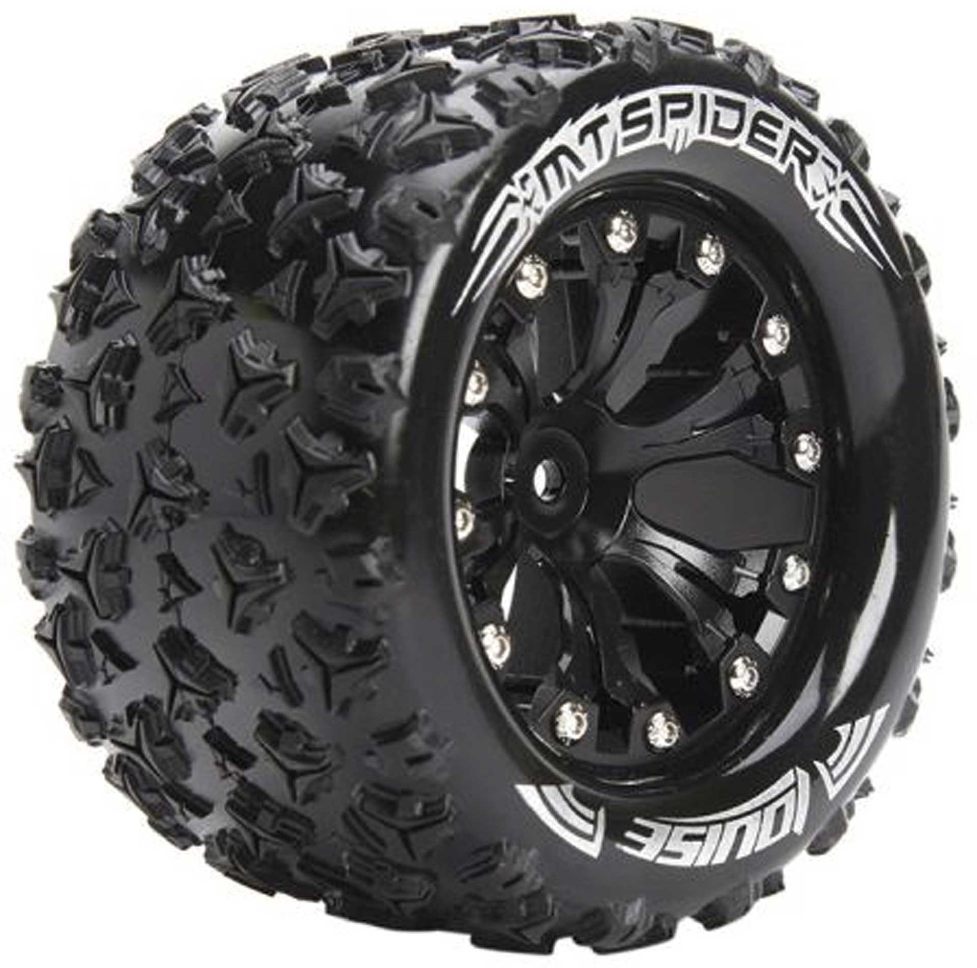 LOUISE MT-SPIDER SOFT RIM BLACK 1/2 OFFSET 14MM MONSTER TRUCK 2,8