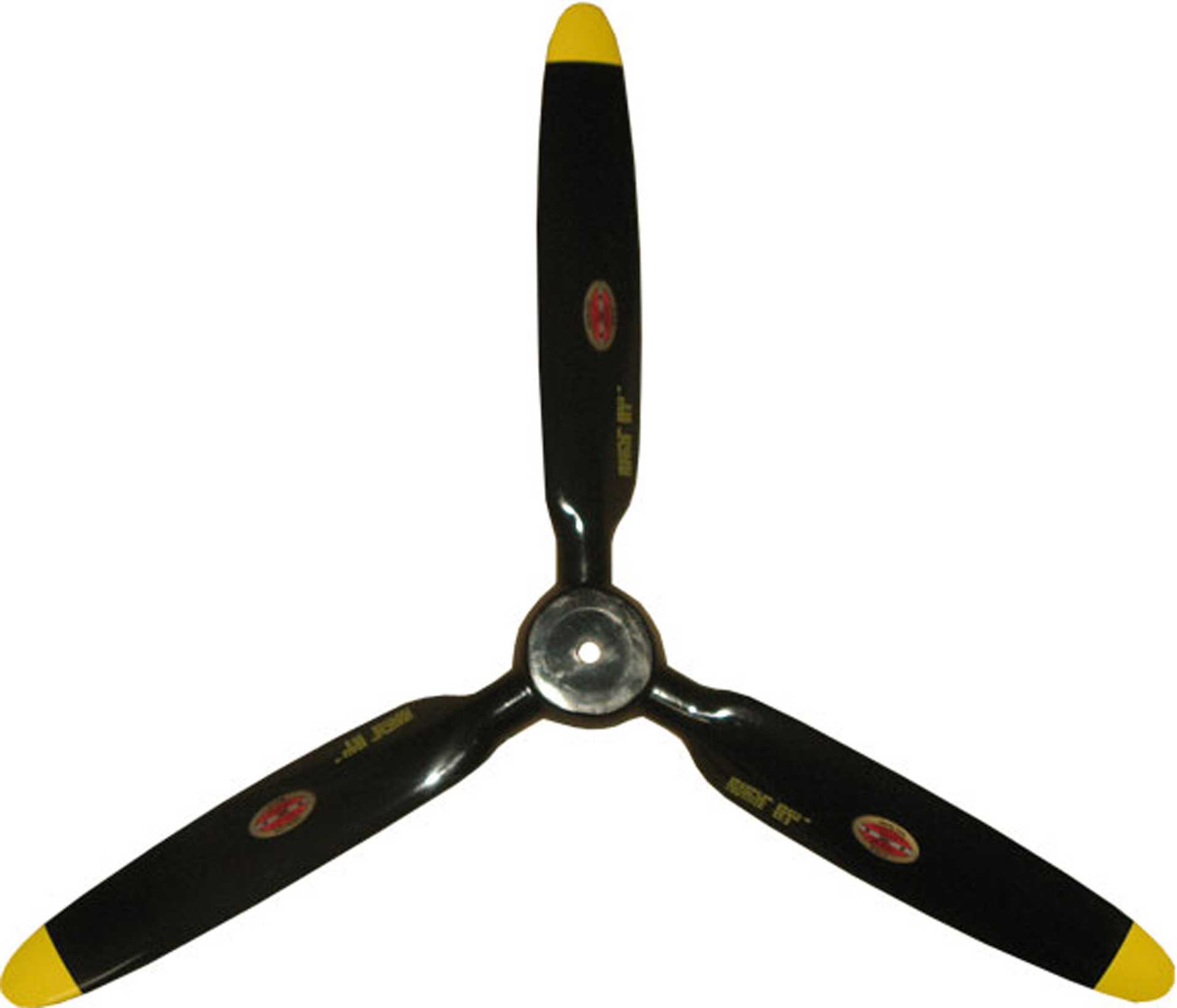 BIELA CARBON PROPELLER 3-BLADE 18/10 BLACK SEMI SCALE