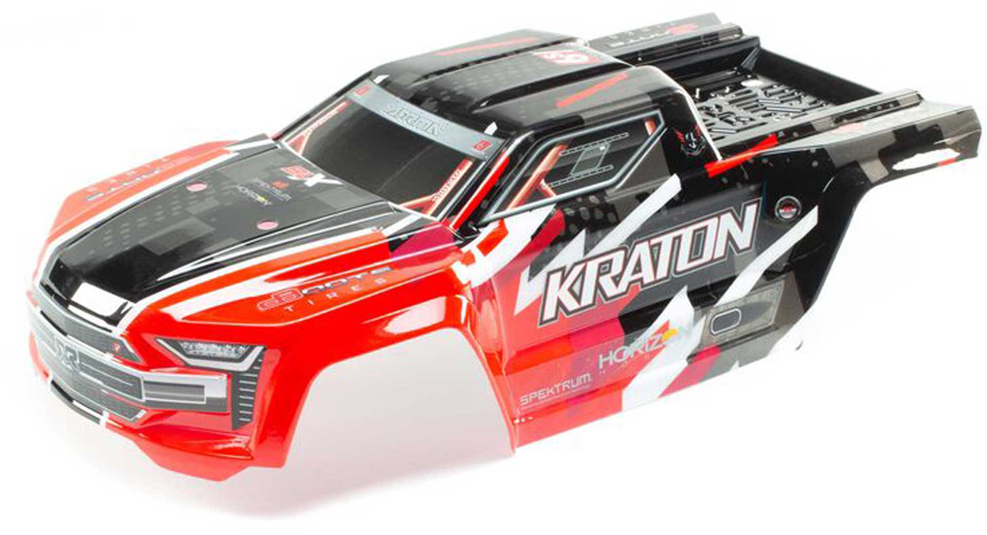 ARRMA Kraton 6S BLX Painted Decaled Trimmed Body (Red)