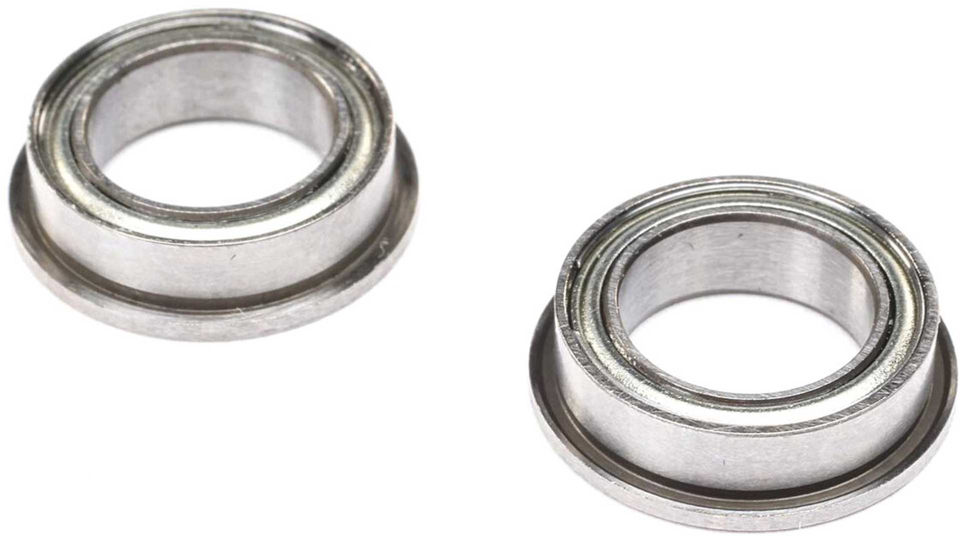 LOSI 8 x 12 x 3.5mm Ball Bearing, Flanged, Rubber (2)